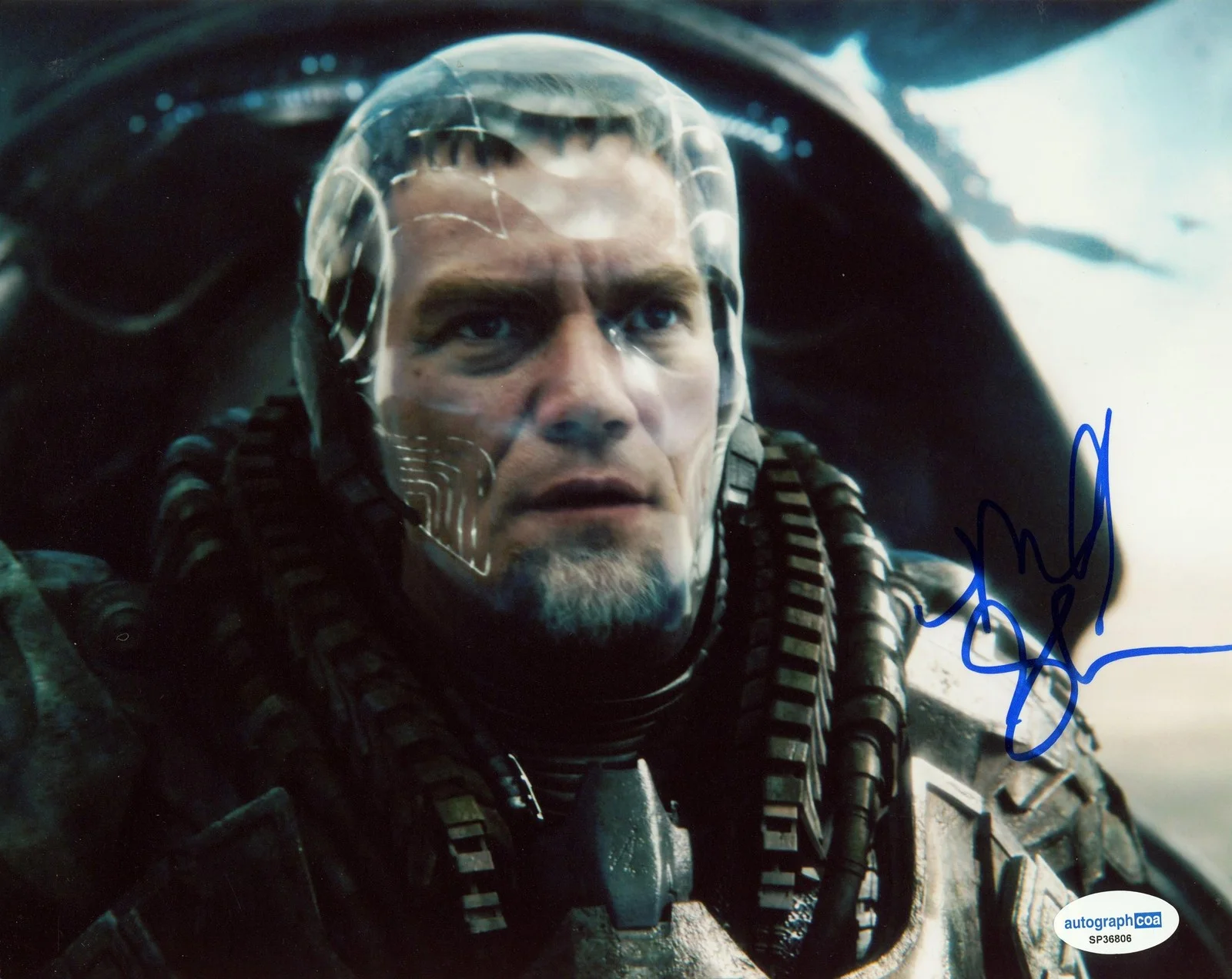 Michael Shannon — Michael Shannon "The Flash" AUTOGRAPH Signed 'General Zod' 8x10 Photo ACOA, изображение 2