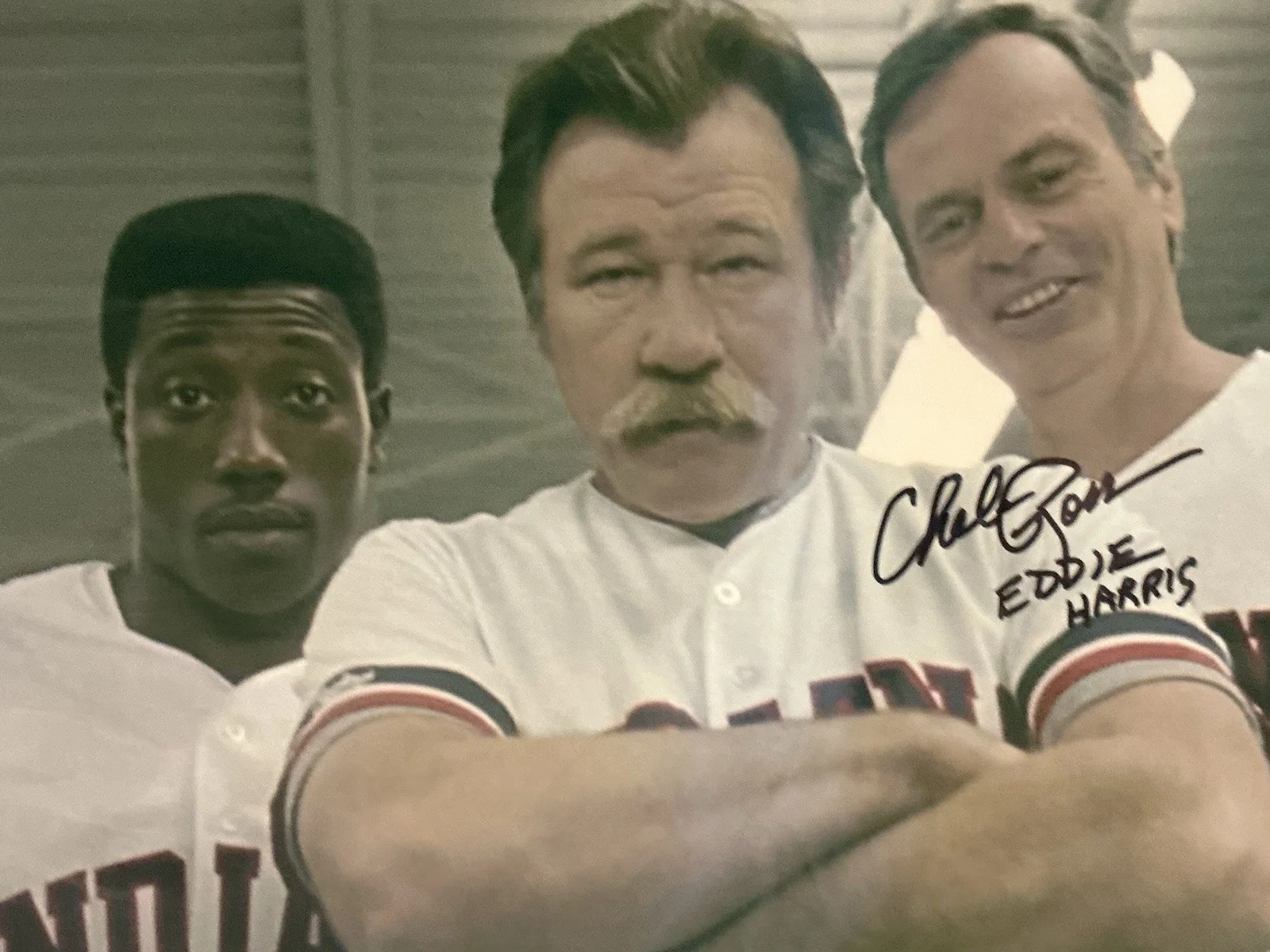 Chelcie Ross — CHELCIE ROSS AS EDDIE HARRIS SIGNED AUTOGRAPH MAJOR LEAGUE 8X10 COLOR PHOTO