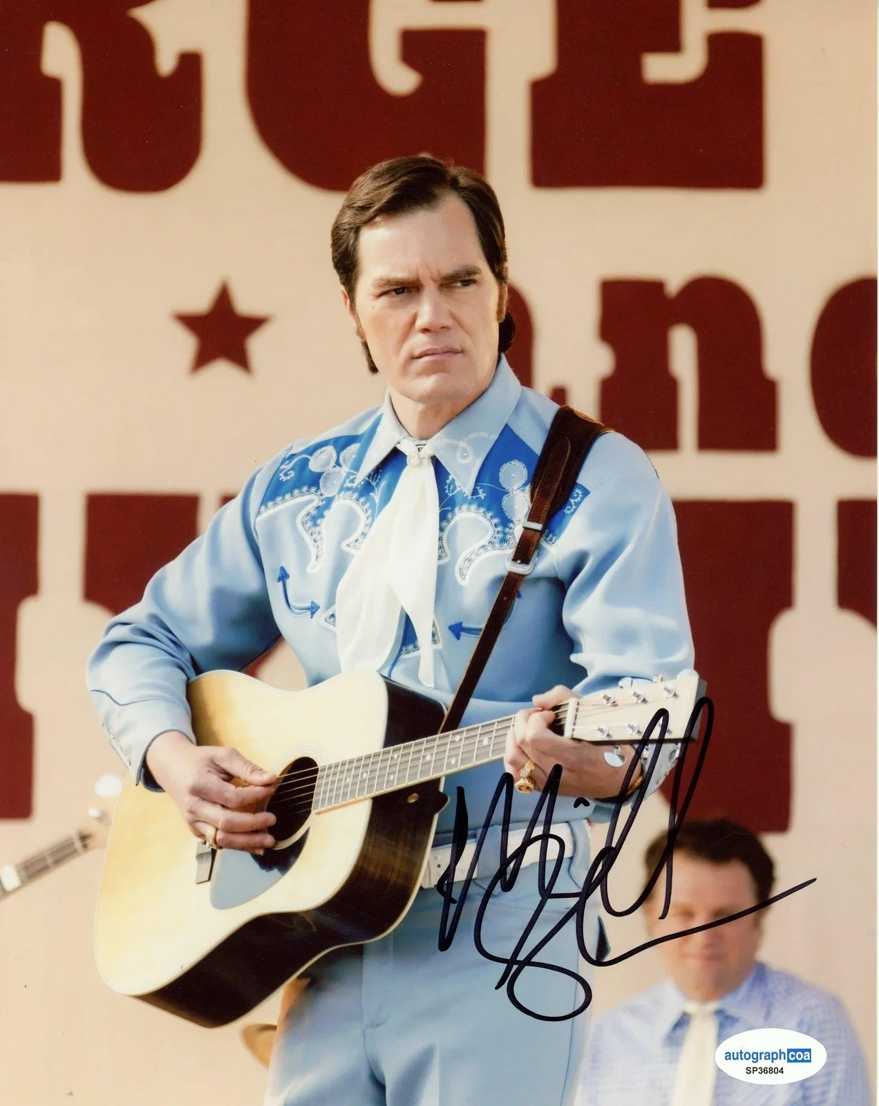 Michael Shannon — Michael Shannon "George & Tammy" AUTOGRAPH Signed 'George Jones' 8x10 Photo ACOA, изображение 2
