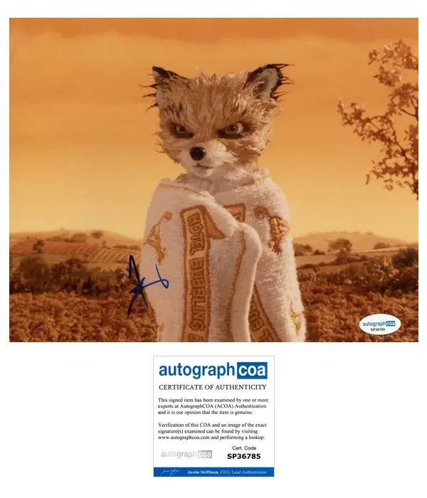 Jason Schwartzman — Jason Schwartzman "Fantastic Mr. Fox" AUTOGRAPH Signed 'Ash' 8x10 Photo ACOA