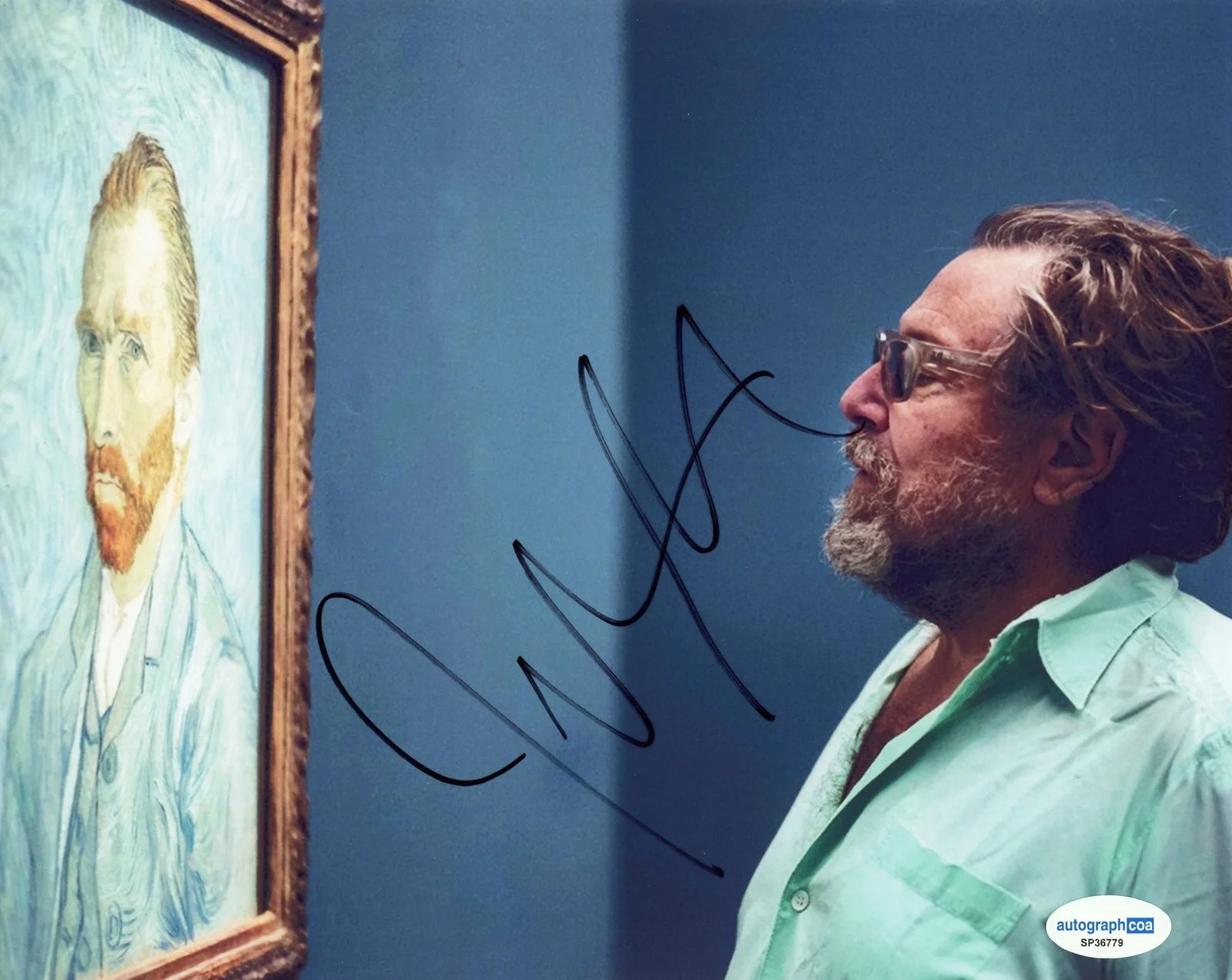 Julian Schnabel — Julian Schnabel "At Eternity's Gate" Director AUTOGRAPH Signed 8x10 Photo ACOA, image 2