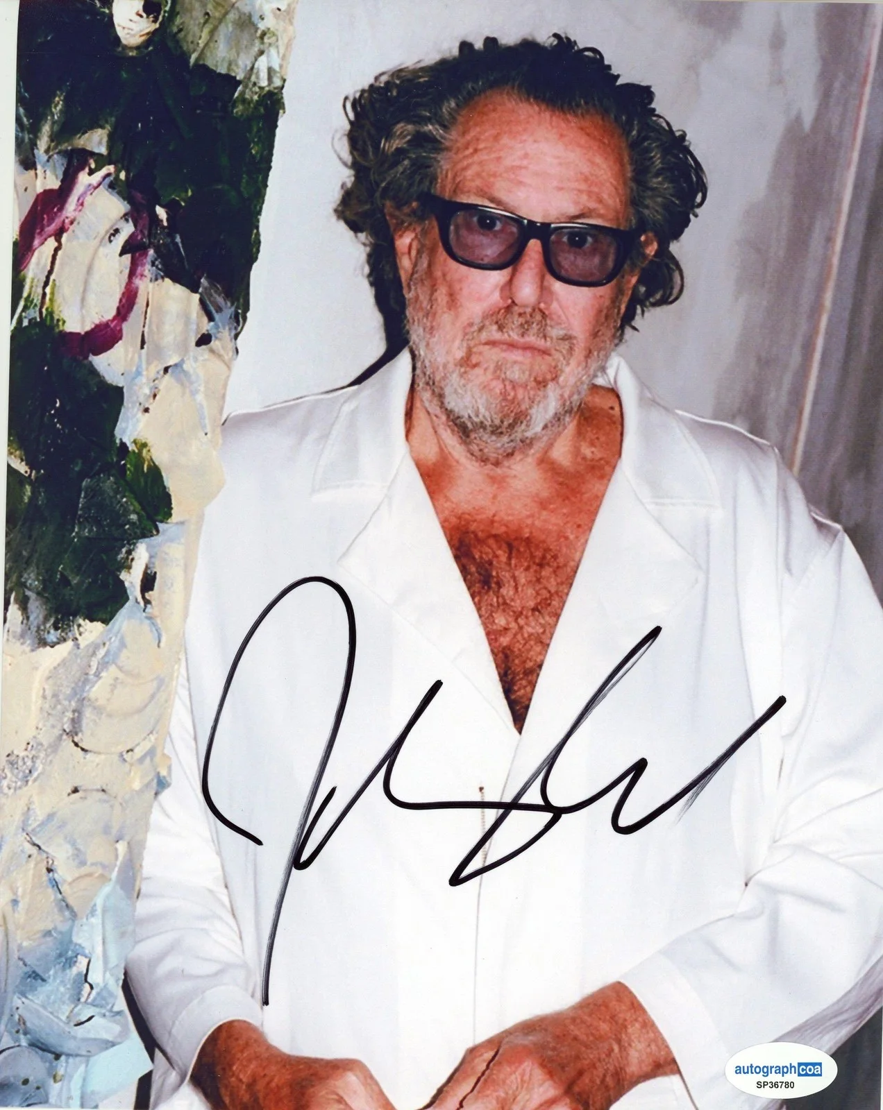 Julian Schnabel — Julian Schnabel "The Diving Bell and the Butterfly" AUTOGRAPH Signed 8x10 Photo, изображение 2