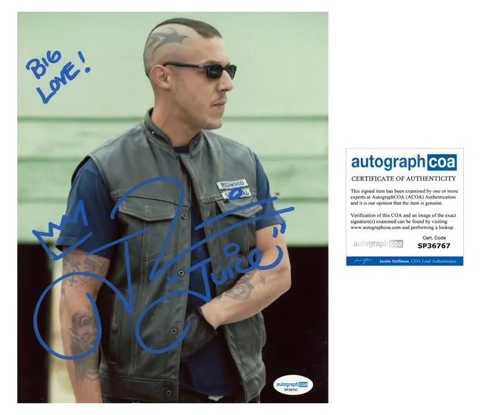 Theo Rossi — Theo Rossi "Sons of Anarchy" AUTOGRAPH Signed 'Juice' 8x10 Photo B ACOA
