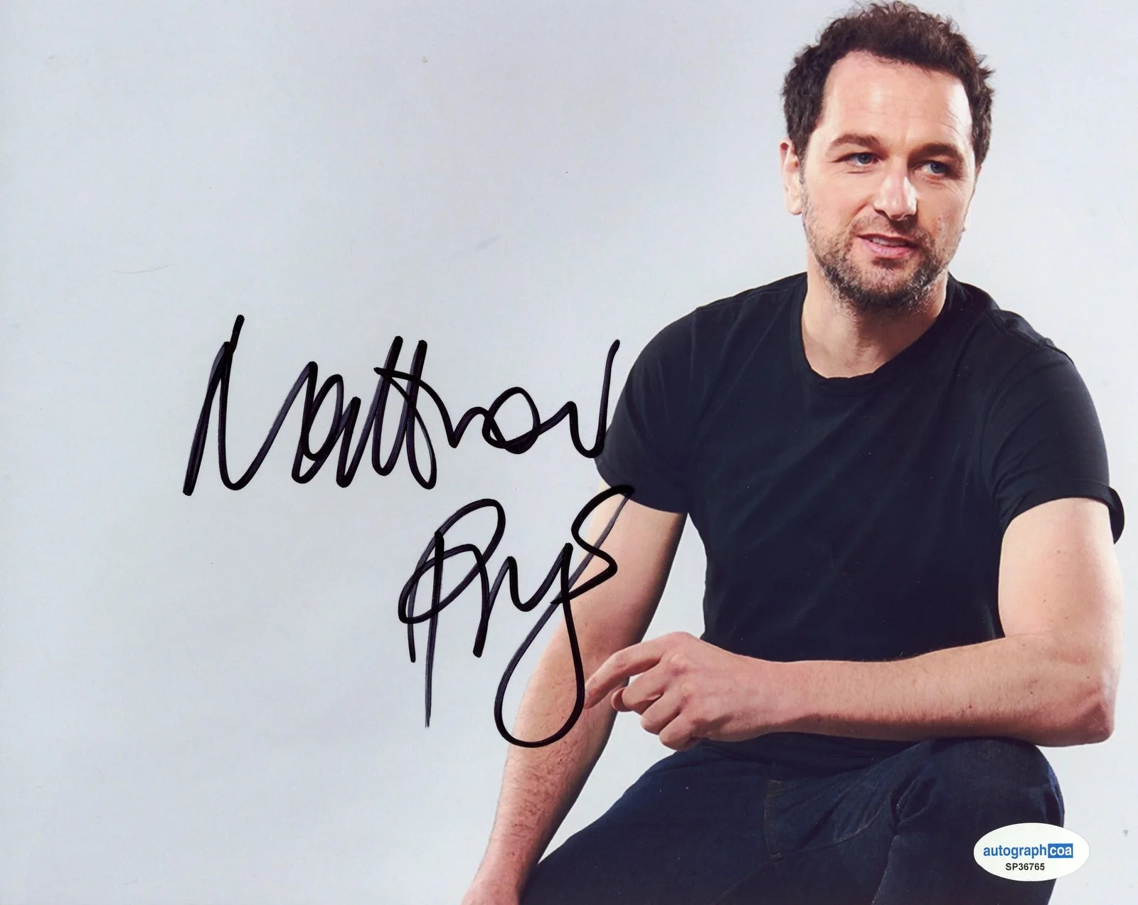 Matthew Rhys — Matthew Rhys "The Beast in Me" AUTOGRAPH Signed Autographed 8x10 Photo ACOA, image 2