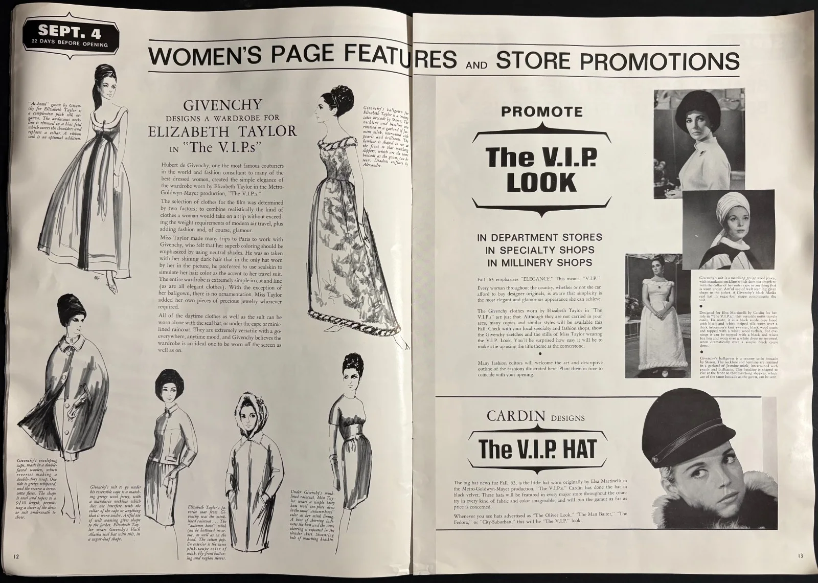 The V.I.P.s ORIGINAL Film Campaign Press Book Elizabeth Taylor Richard Burton 63, изображение 3