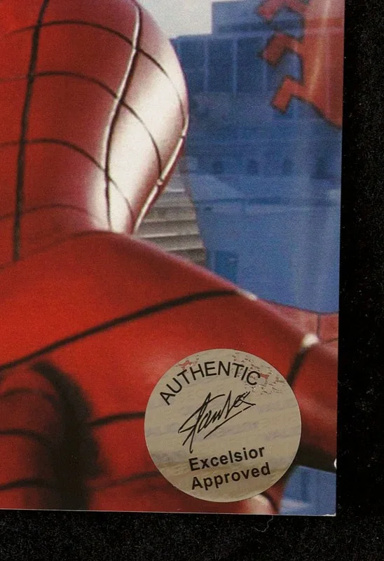 Stan Lee — Stan Lee and Spiderman Hand-signed Autographed Photo Excelsior Approved Hologram, изображение 2