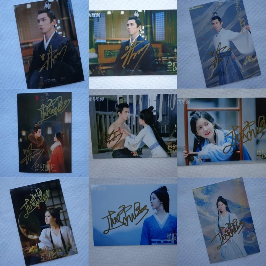 Zhao Lusi, Wulei — Love Like The Galaxy Zhao Lusi Wulei Autographed Signature Photo 6" Signed Photo, изображение 2