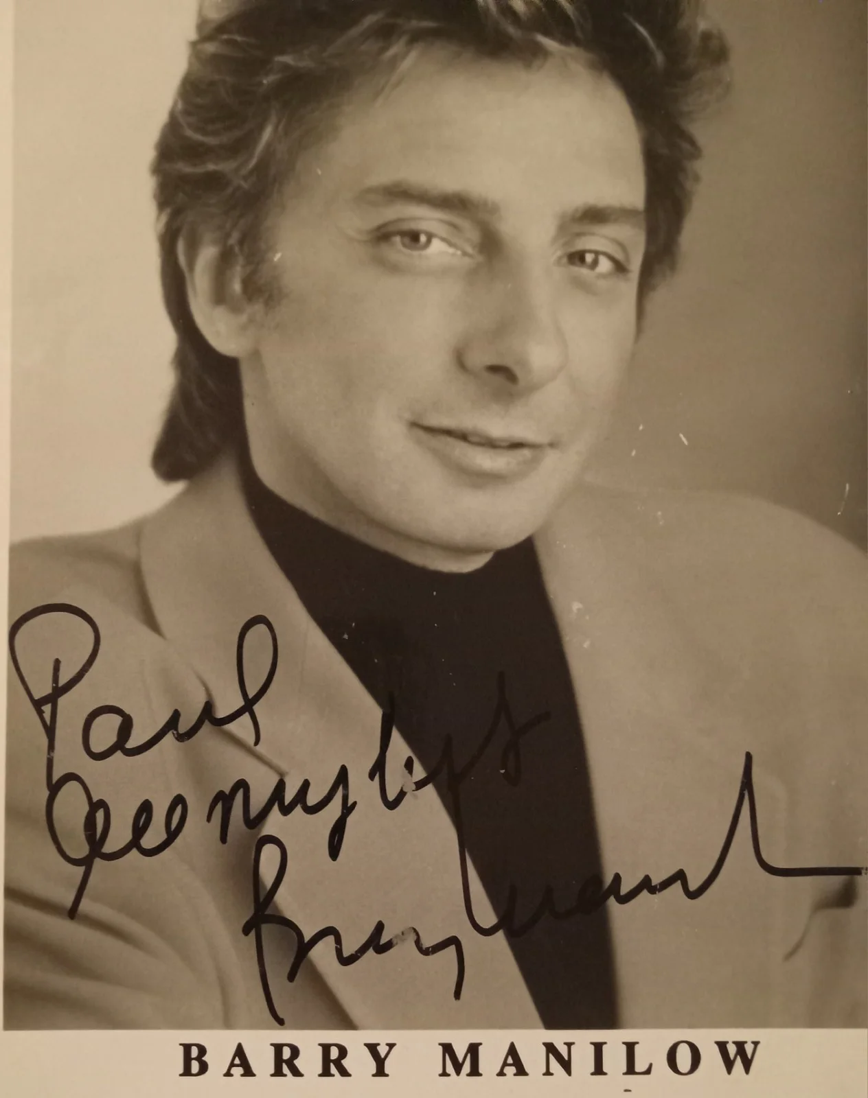 Barry Manilow 8X10 Photo Hand Signed Autograph, изображение 3