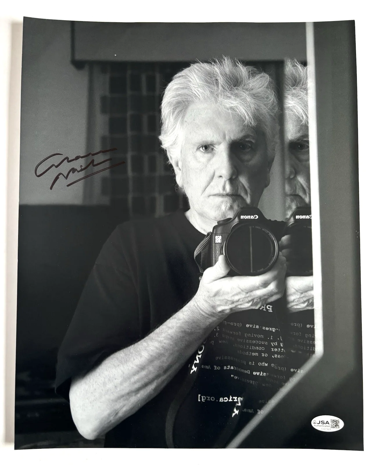 GRAHAM NASH Signed 11x14 Photo JSA COA CROSBY STILLS NASH YOUNG, image 2