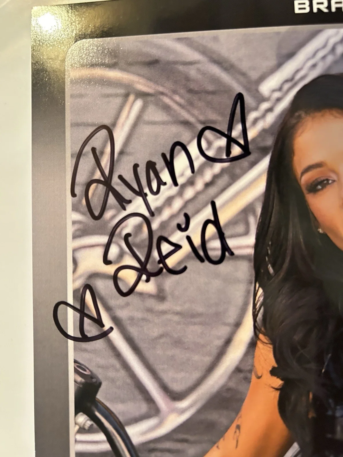 Ryan Reid 2026 Signed 8x10 Brazzers Promo Photo Autograph AVN Proof Pic, изображение 2