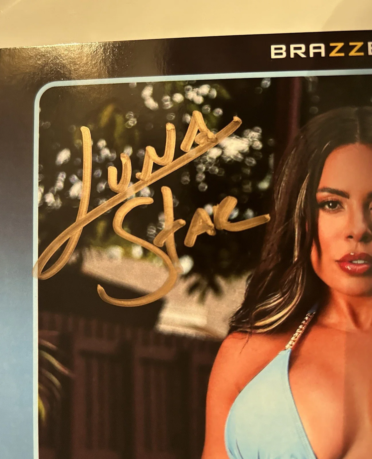 Luna Star 2026 Signed 8x10 Brazzers Promo Photo Autograph AVN, изображение 3