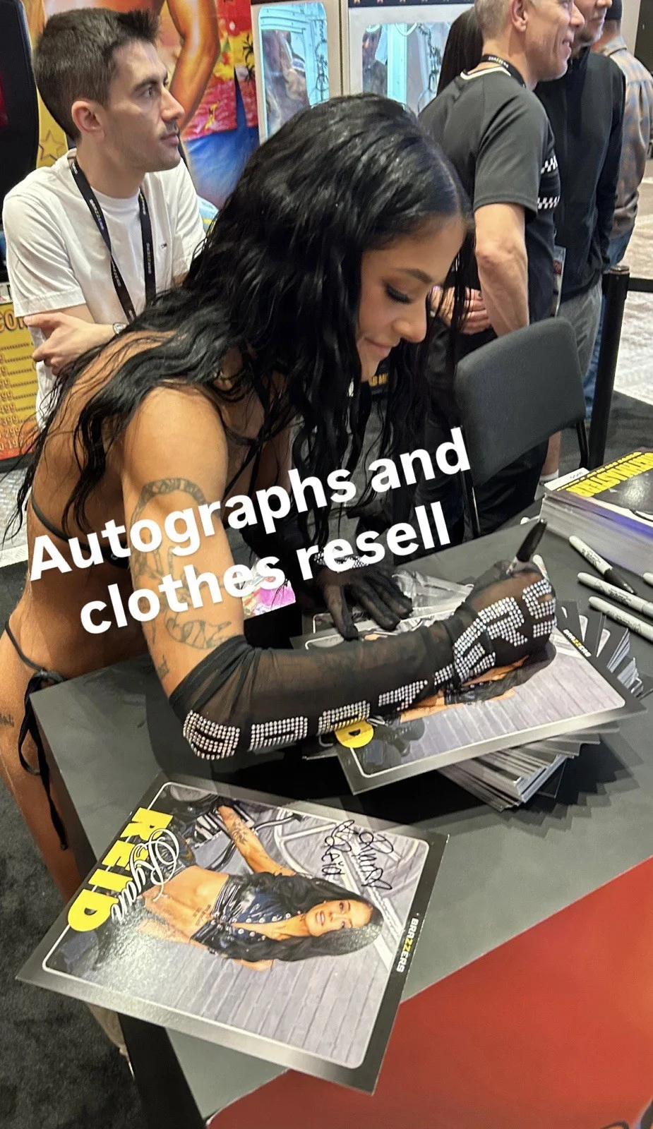 Ryan Reid 2026 Signed 8x10 Brazzers Promo Photo Autograph AVN Proof Pic, изображение 2