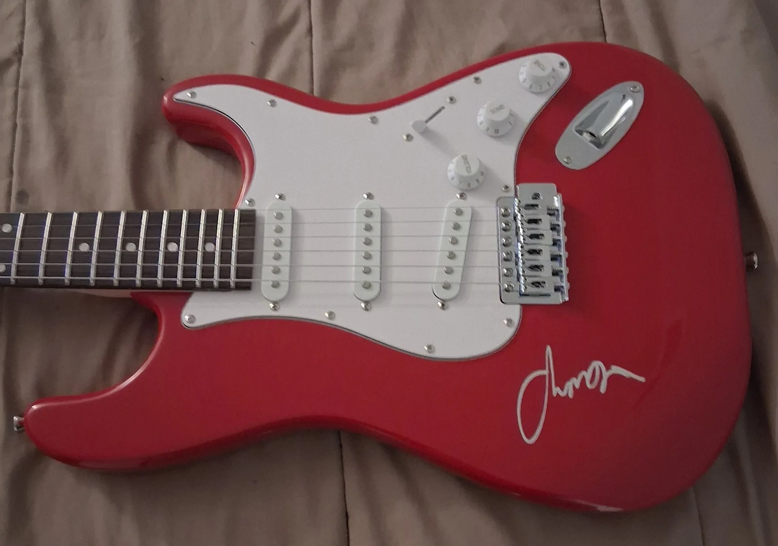 YUNGBLUD DOMINIC HARRISON Signed GUITAR idols weird, изображение 4