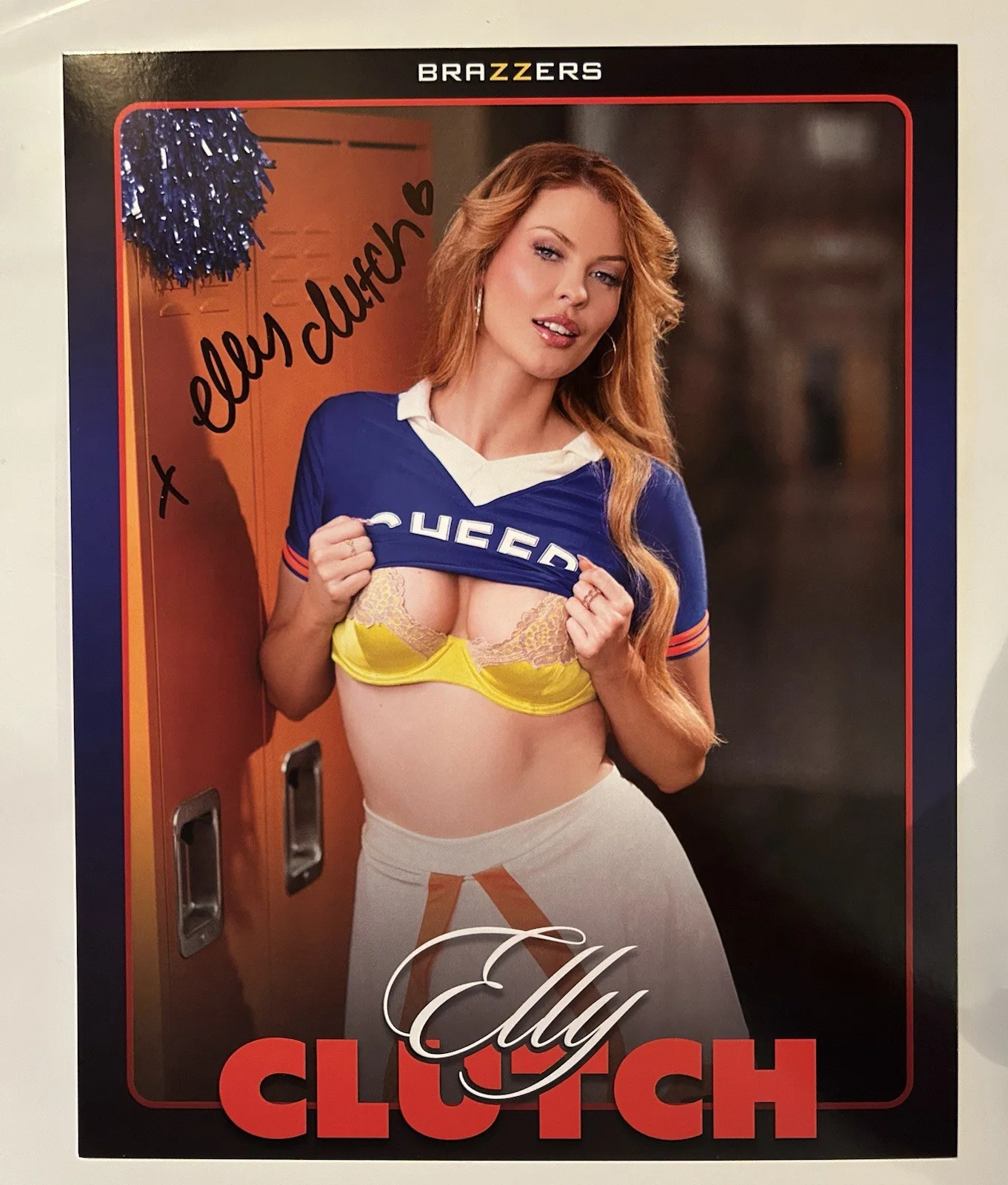 Elly Clutch — Adult Star Elly Clutch Signed 8x10 Photo AVN Autograph, изображение 3