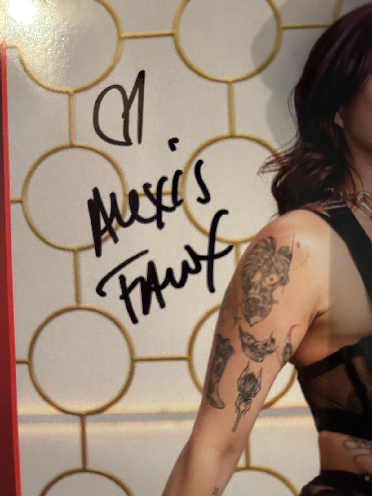 Alexis Fawx — Alexis Fawx Signed 8x10 Proof Pic Autograph AVN 2026 Adult Star, изображение 3
