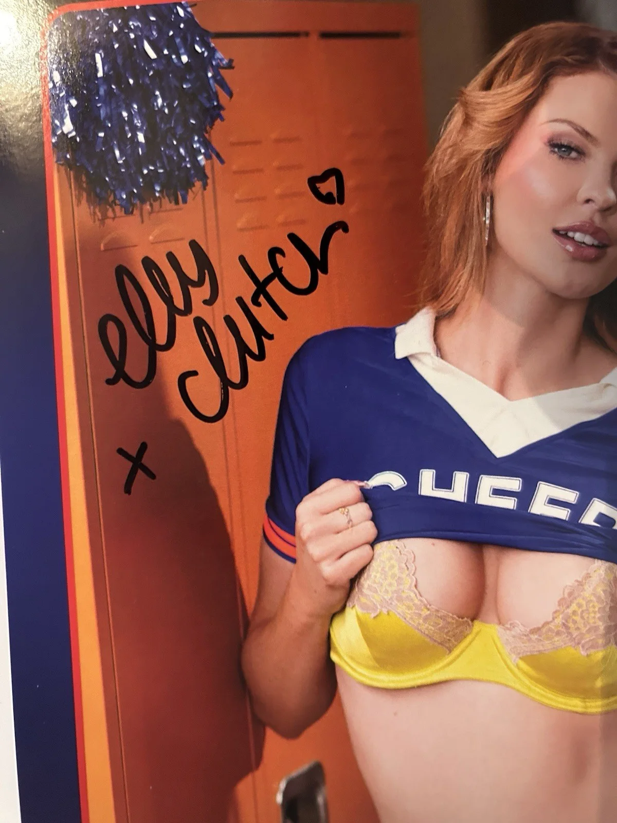 Elly Clutch — Adult Star Elly Clutch Signed 8x10 Photo AVN Autograph, изображение 3