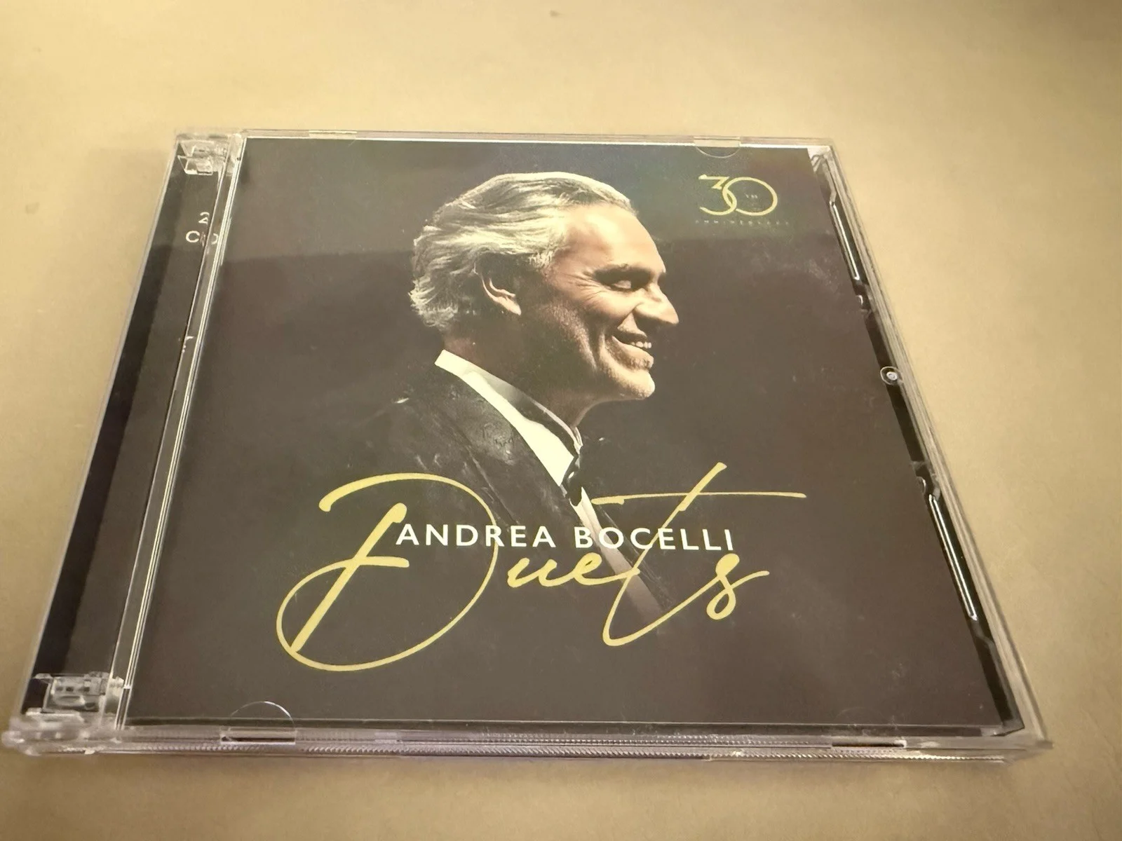 Andrea Bocelli Signed Autograped Duets 30th Anniversary Double CD, image 2
