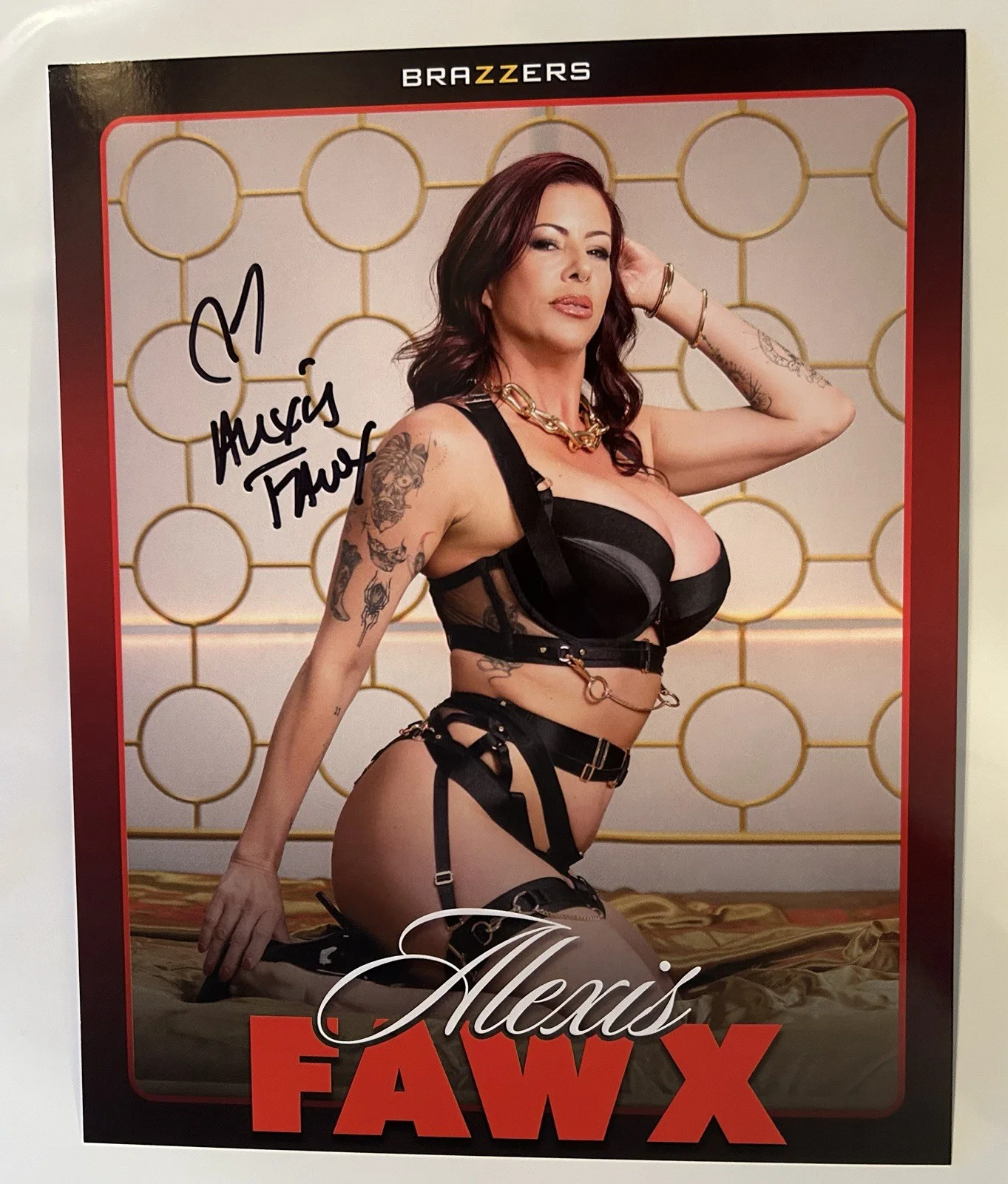 Alexis Fawx — Alexis Fawx Signed 8x10 Proof Pic Autograph AVN 2026 Adult Star