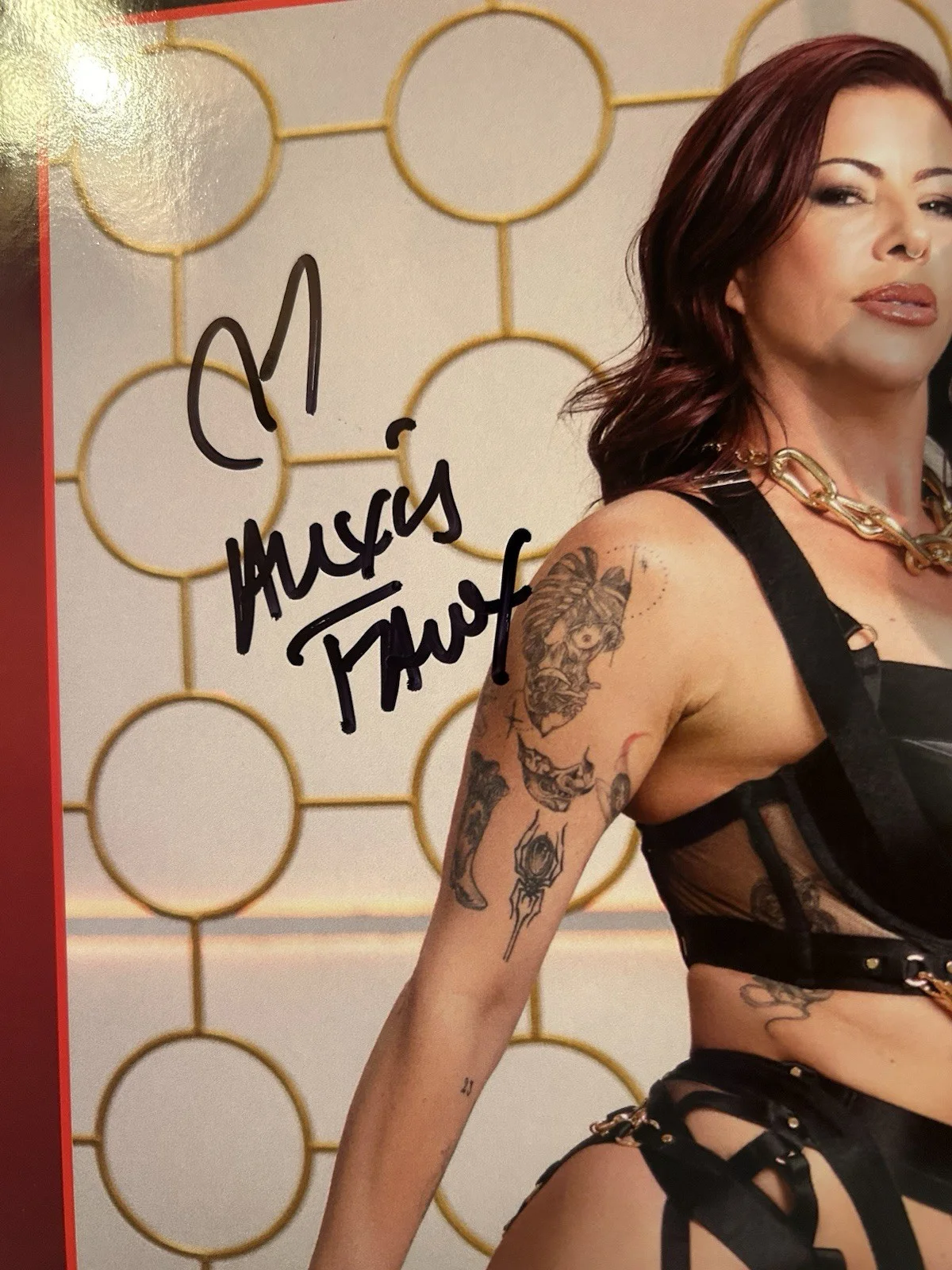 Alexis Fawx — Alexis Fawx Signed 8x10 Proof Pic Autograph AVN 2026 Adult Star, изображение 3