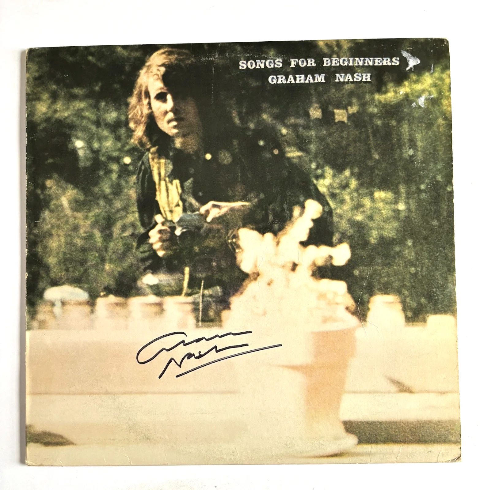 GRAHAM NASH Signed SONGS FOR Vinyl RECORD JSA COA Crosby Stills Young CSN, изображение 2