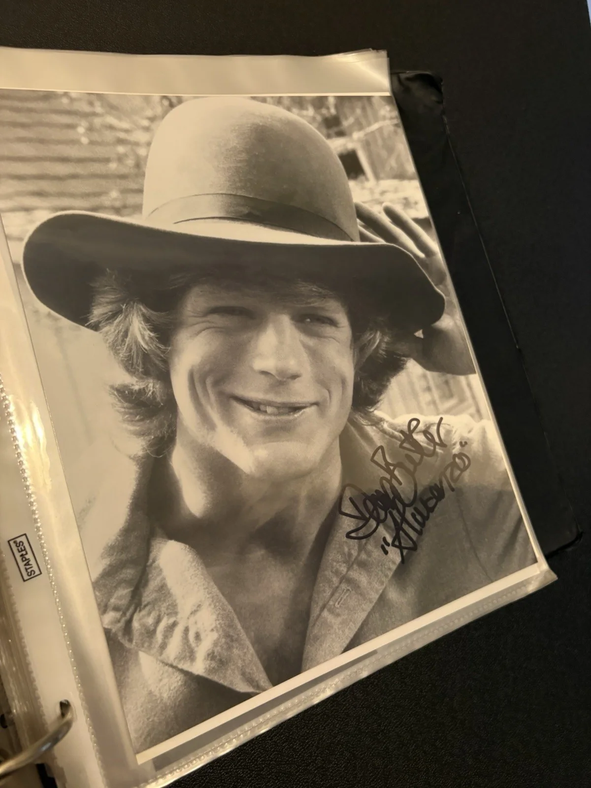 Dean Butler Signed 8x10 B&W Photo - Little House on the Prairie Promo, изображение 2