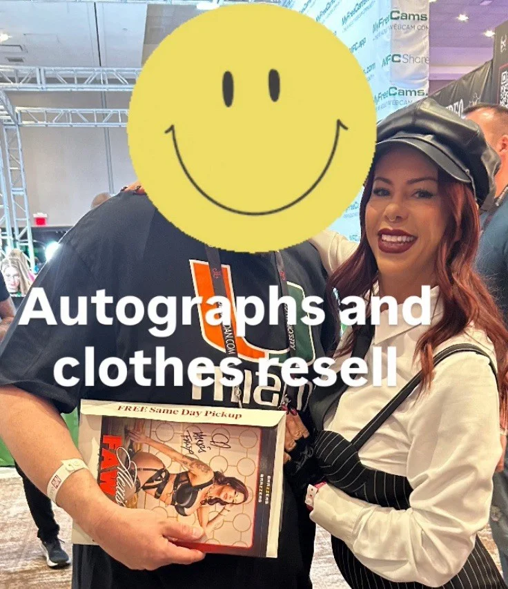 Alexis Fawx — Alexis Fawx Signed 8x10 Proof Pic Autograph AVN 2026 Adult Star, изображение 3