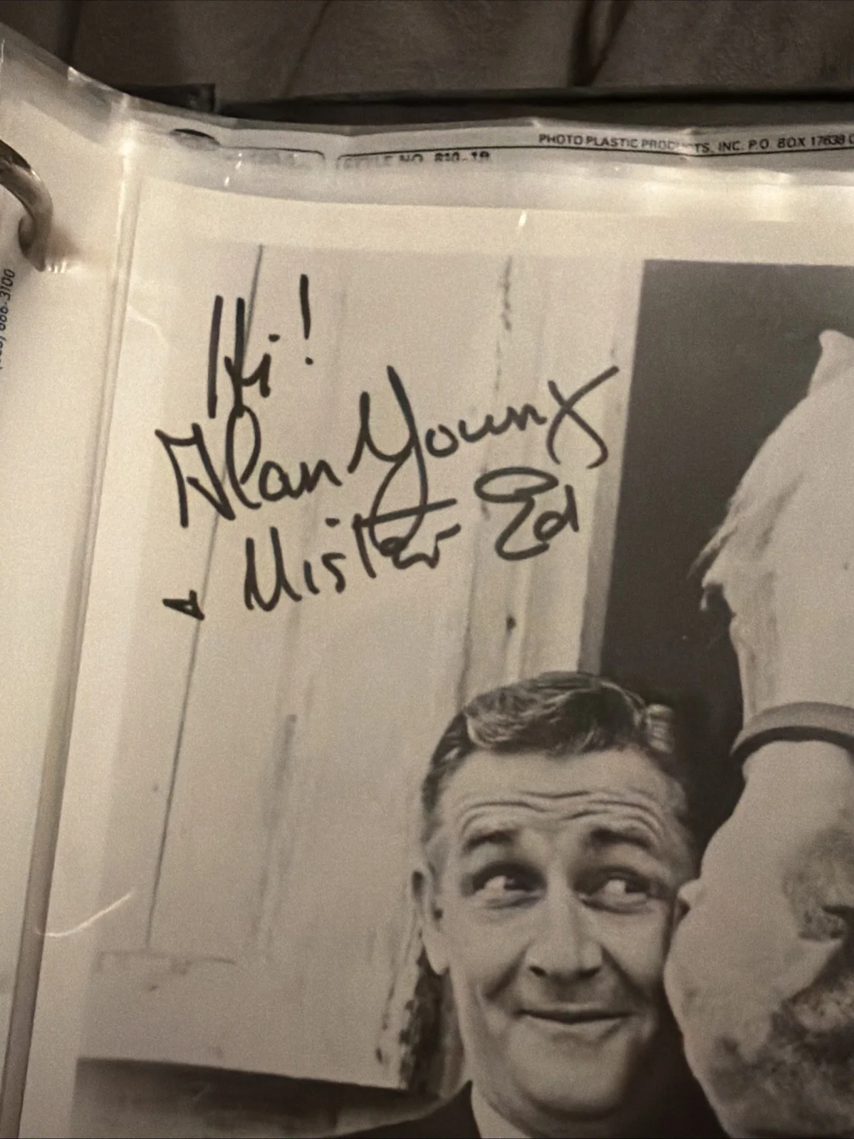 Alan Young Signed 8x10 Photo – Mister Ed Autograph, image 2