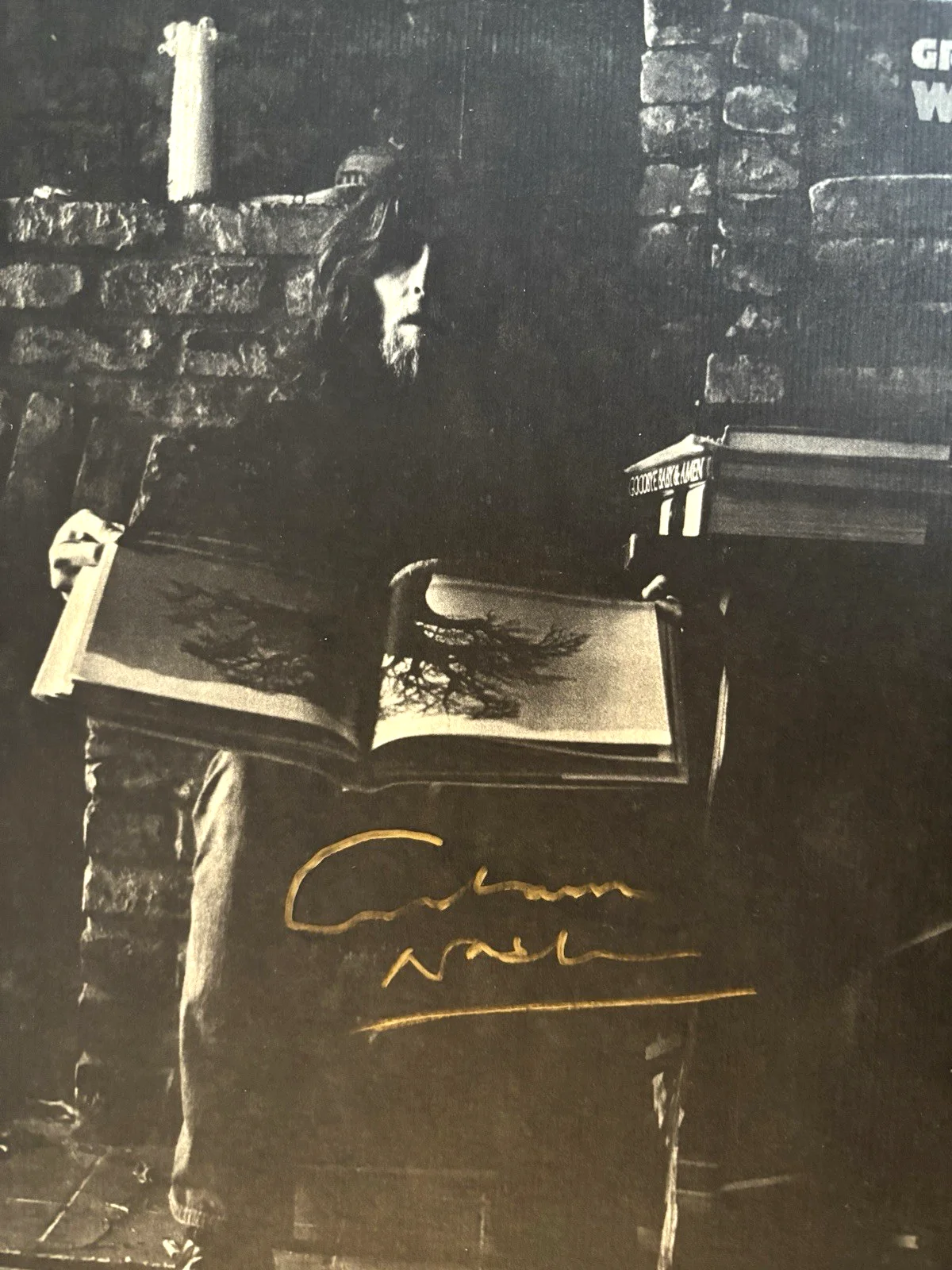 GRAHAM NASH Signed WILD TALES Vinyl RECORD JSA COA Crosby Stills Young CSN, image 3