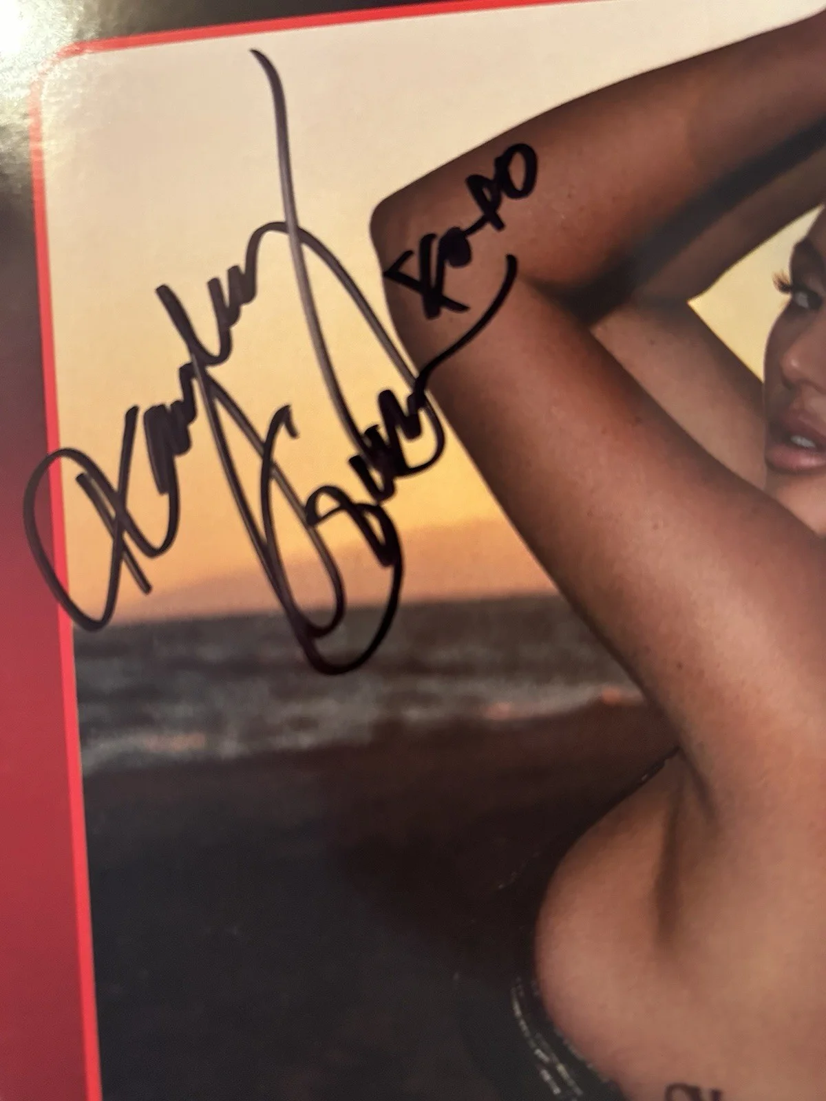 Kayley Gunner — Kayley Gunner Adult Star Brazzers Signed 8x10 Photo Card AVN Proof Pic, изображение 3