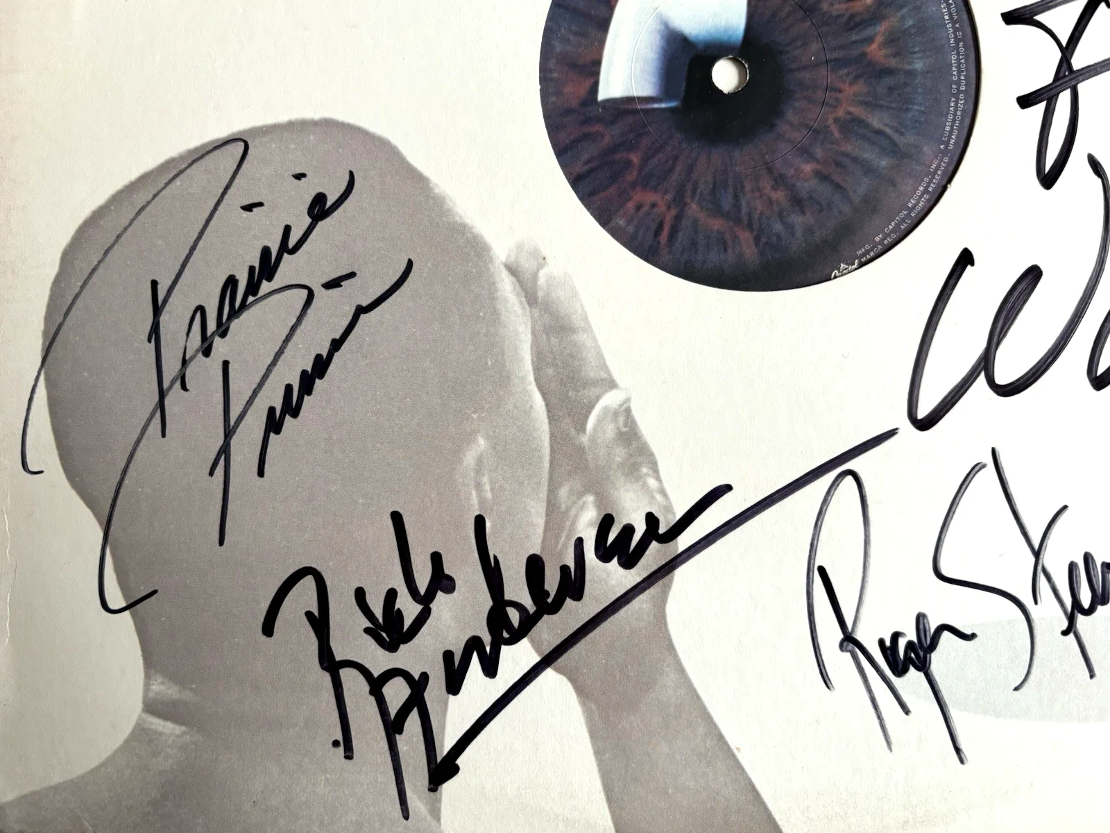 THE TUBES Signed OUTSIDE Vinyl RECORD JSA COA Fee Waybill STEEN Anderson PRINCE, изображение 4