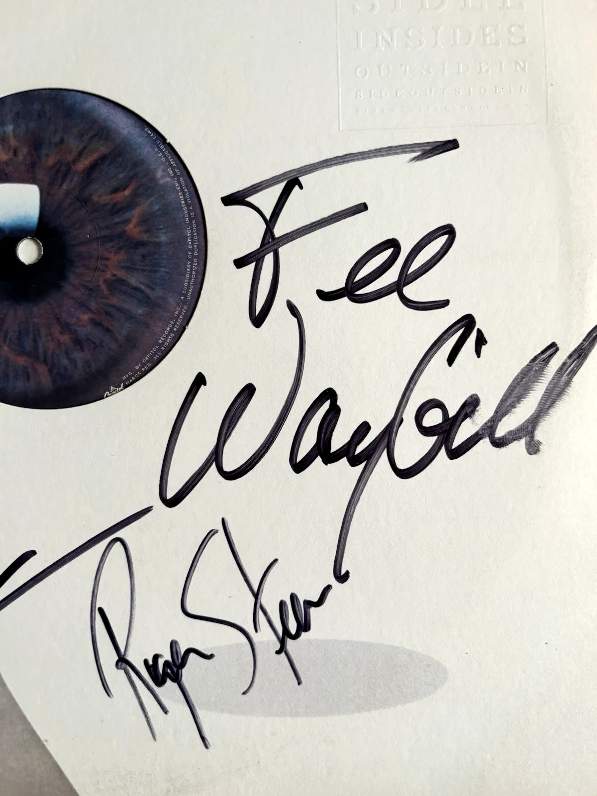 THE TUBES Signed OUTSIDE Vinyl RECORD JSA COA Fee Waybill STEEN Anderson PRINCE, изображение 5