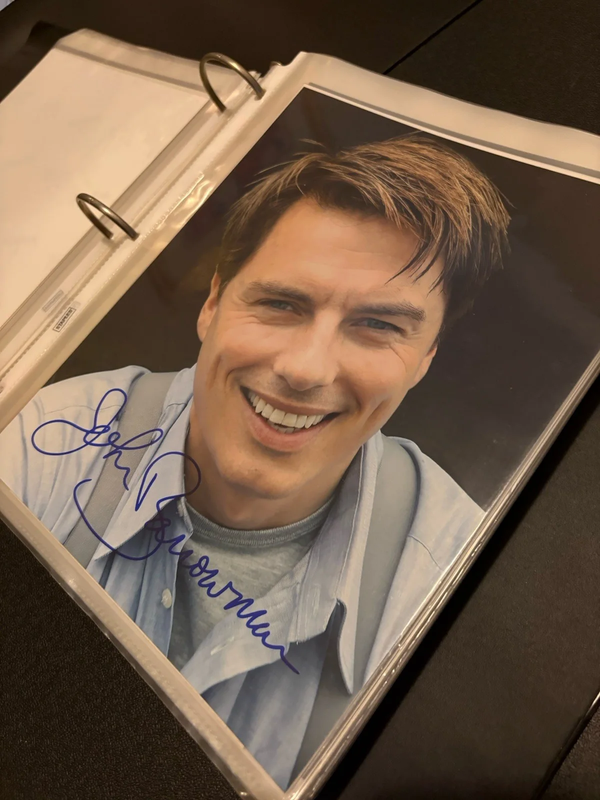John Barrowman Signed 8x10 Color Photo - Headshot, изображение 2