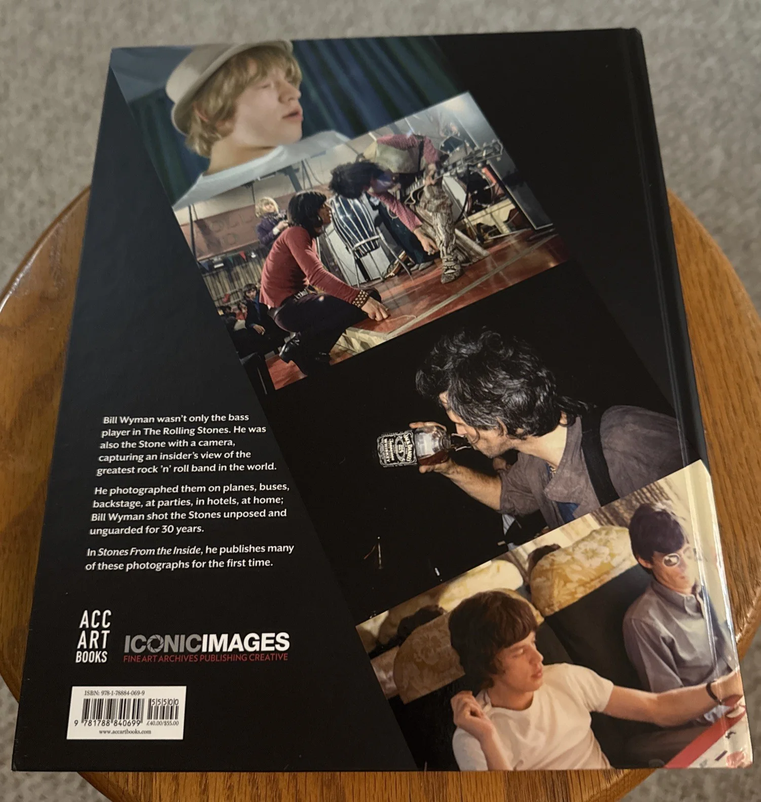 Bill Wyman Signed Autographed Book The Rolling Stones From The Inside /COA, image 2