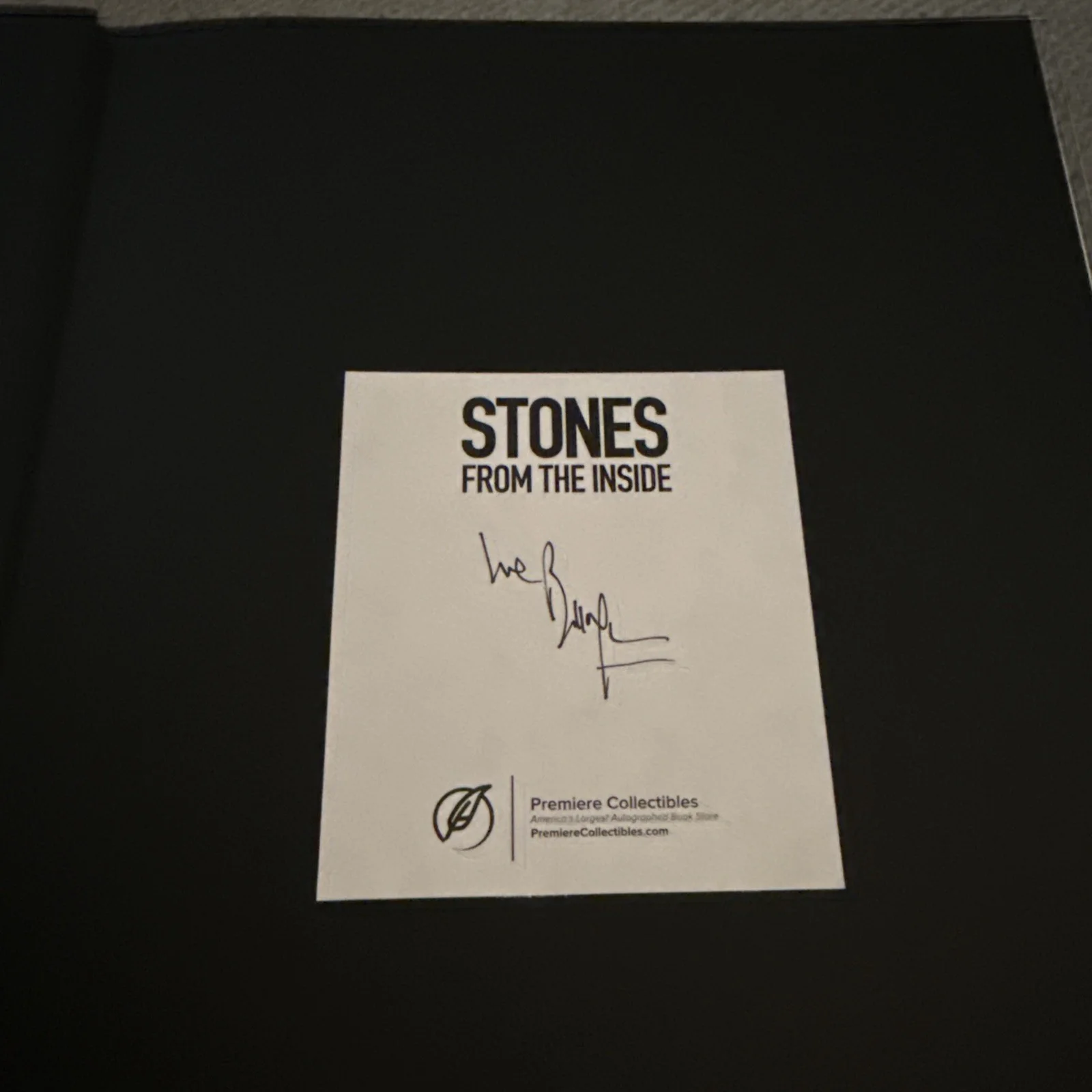 Bill Wyman Signed Autographed Book The Rolling Stones From The Inside /COA, image 5
