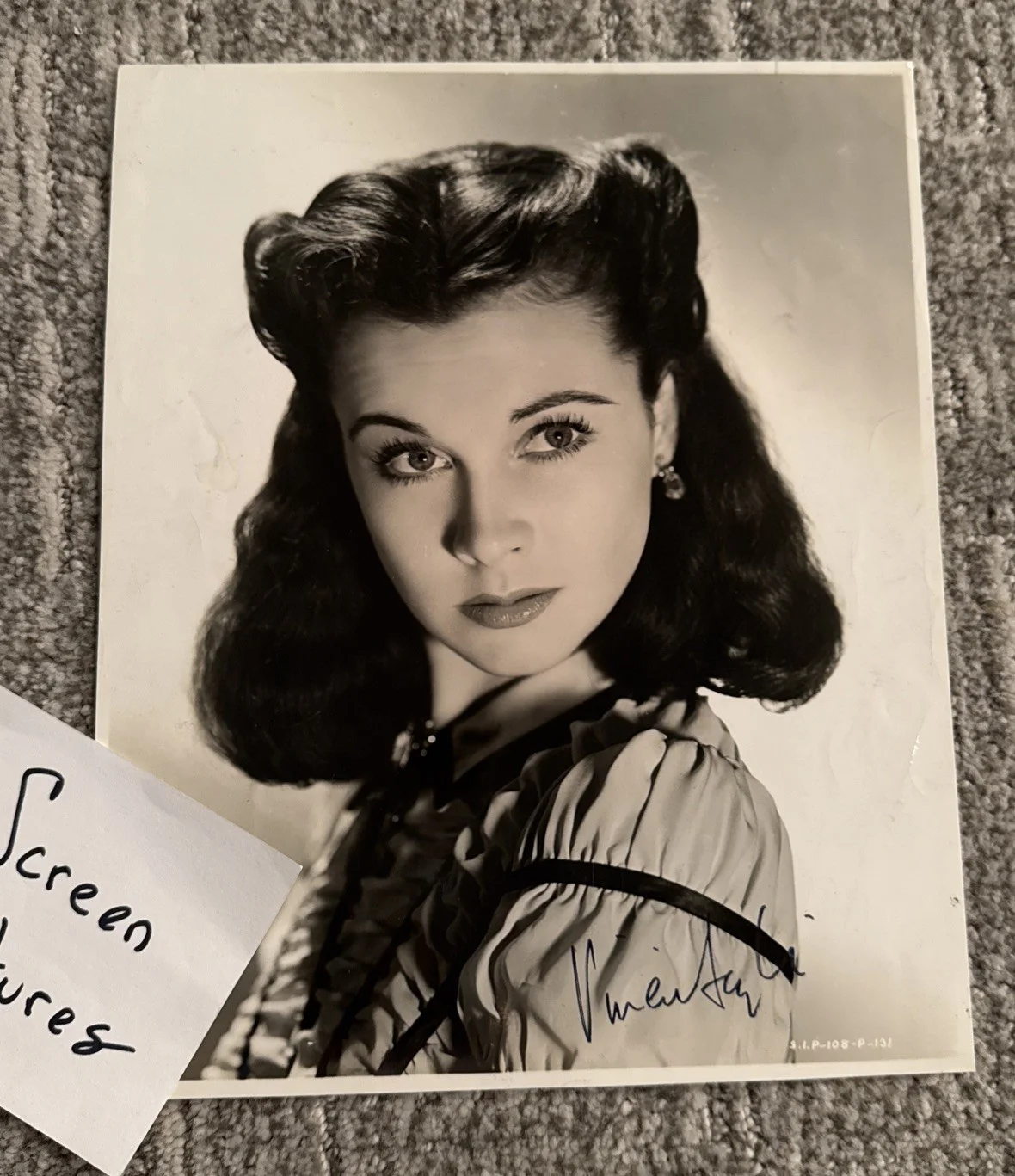 Scarlett O’Hara Vivien Leigh Gone With The Wind Iconic SIGNED PHOTO JSA COA, image 4