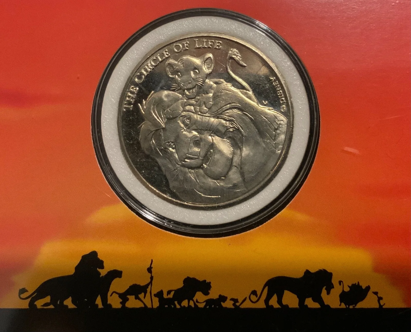 The Lion King Liberty Mint Disney Coin / Medal In Presentation Case - Limited Ed, изображение 3