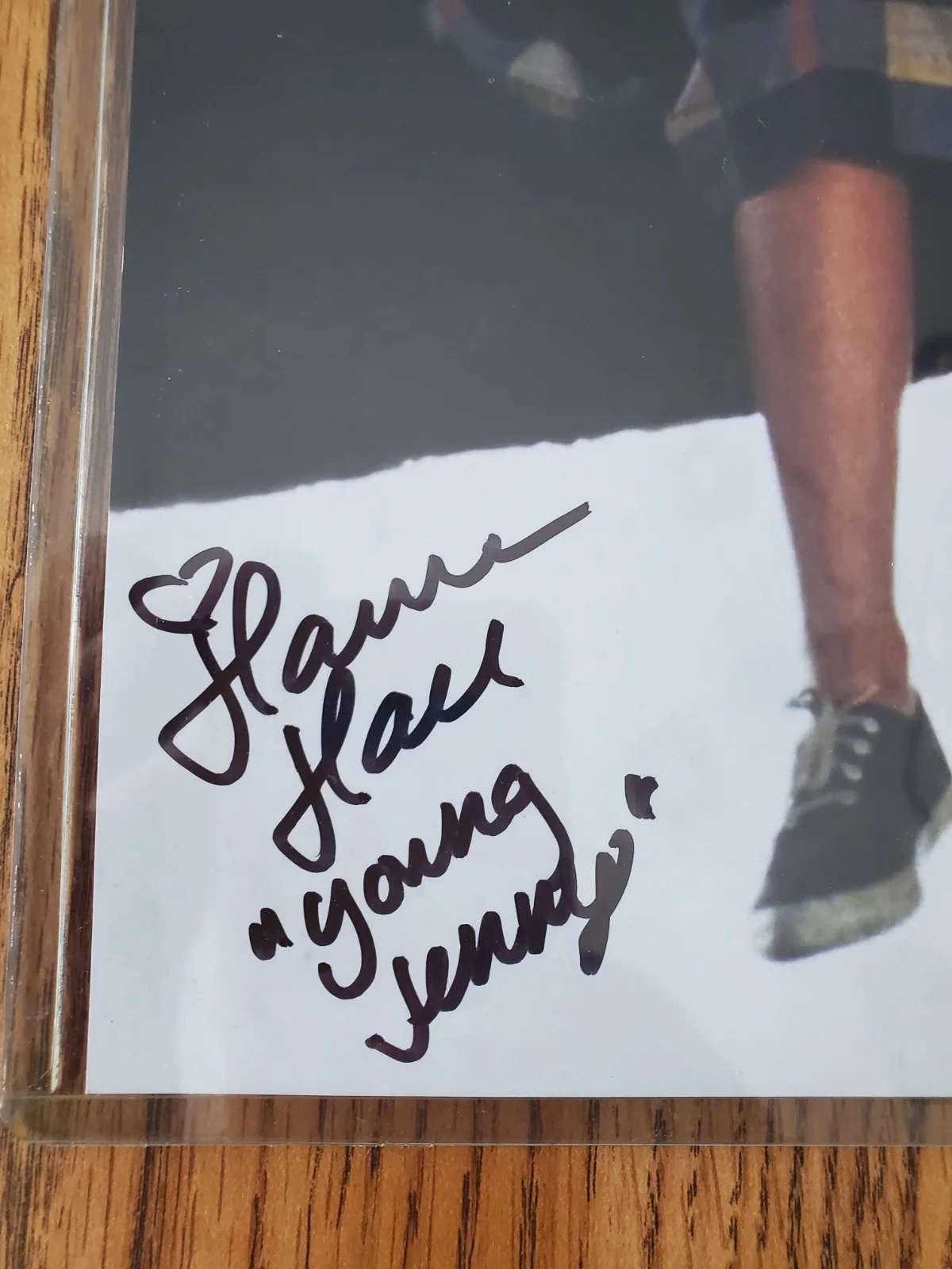 Hanna Hall, Michael C. Humphreys — FORREST GUMP 11X14 Autographed Photo signed by Young Forrest and Young Jenny JSA, image 2