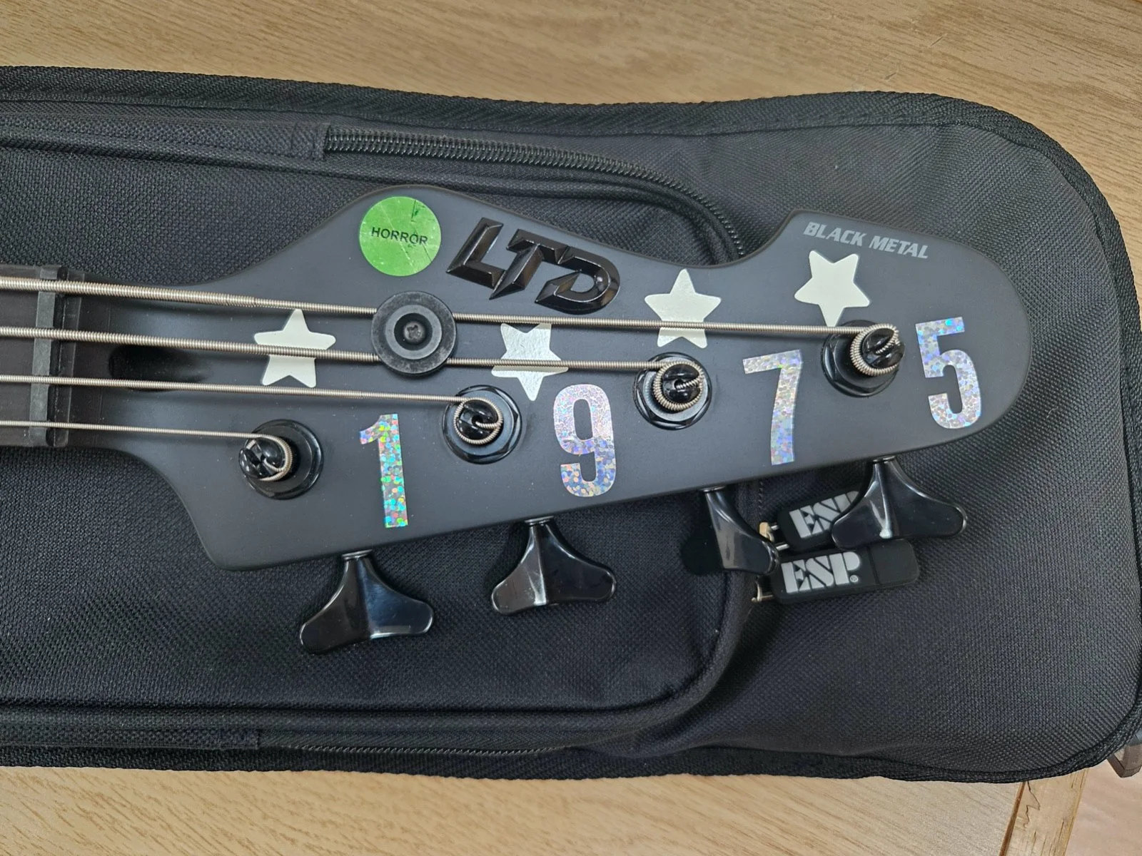 Limited Edition (1 of 6) Autographed Count D - Piggy D ESP Bass Guitar with COA, изображение 5
