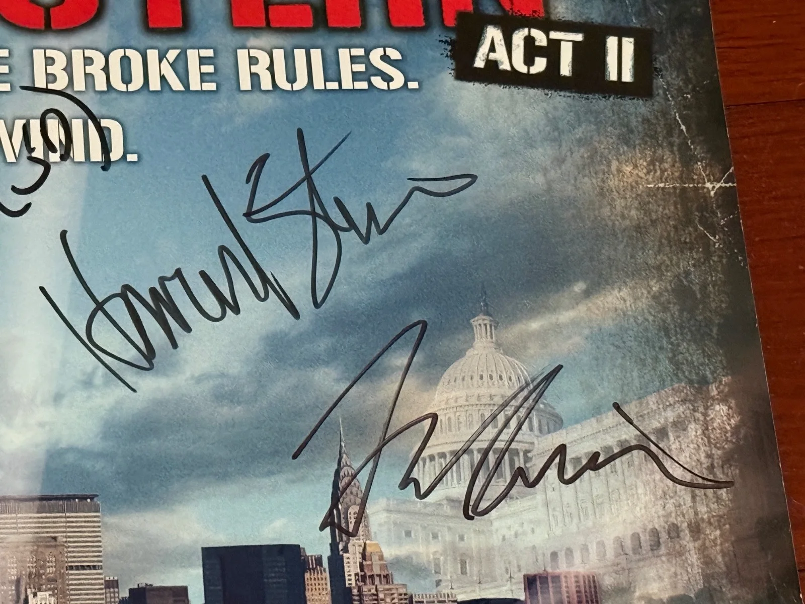 Howard Stern, Robin Quivers, Baba Booey, core cast — Ultra-Rare Howard Stern Show Fully Cast–Signed Poster – Including Howard Stern, изображение 2
