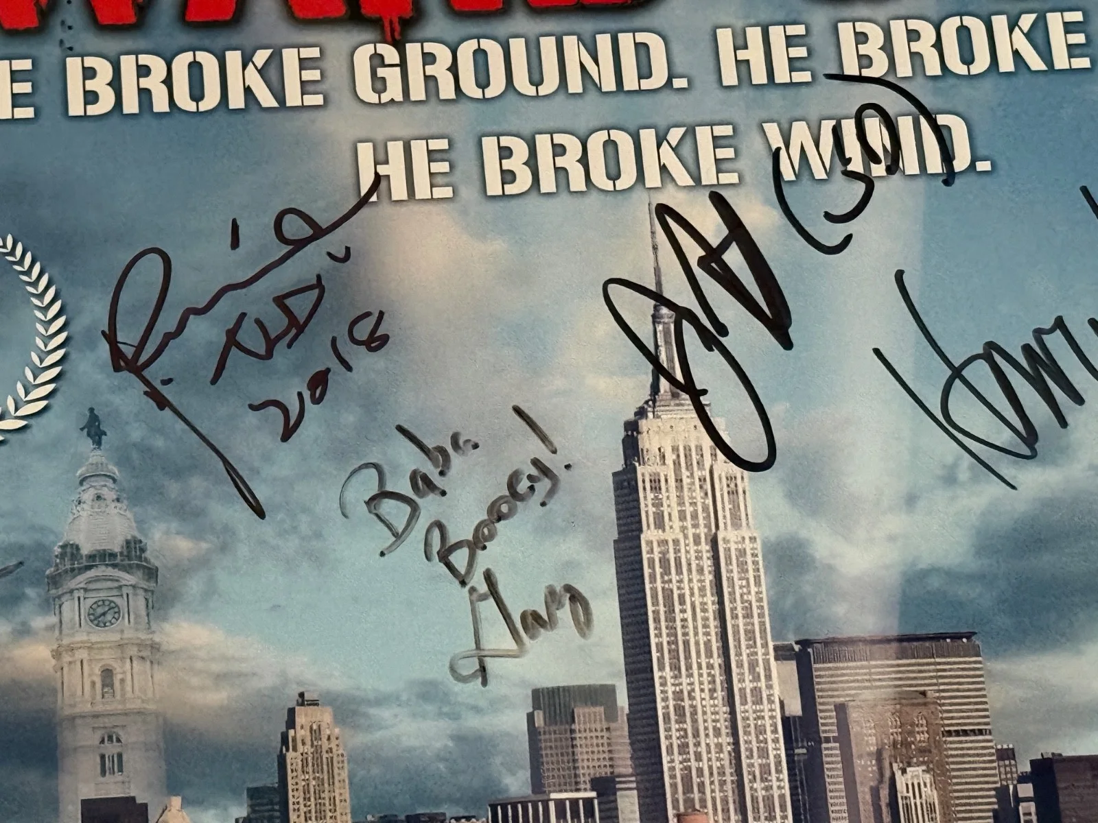 Howard Stern, Robin Quivers, Baba Booey, core cast — Ultra-Rare Howard Stern Show Fully Cast–Signed Poster – Including Howard Stern, изображение 3