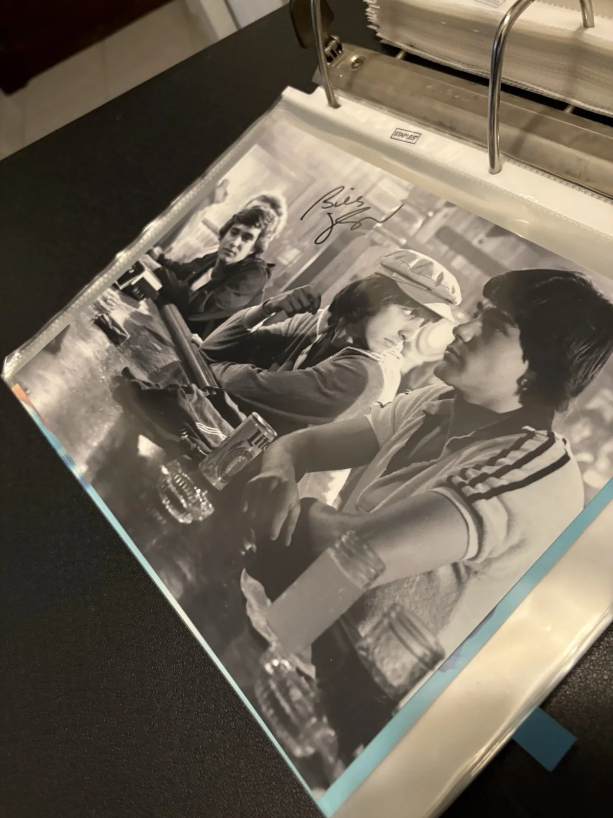 Ben Van Ostade Signed 8x10 B&W Photo - Bar Group, image 2