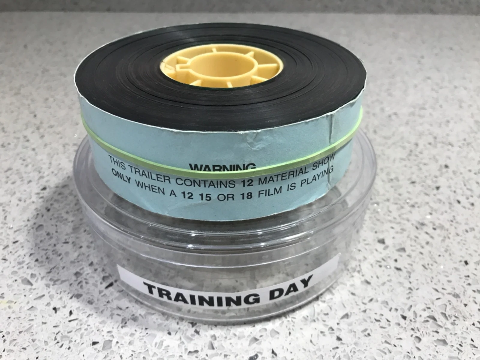 35mm Movie Trailer Film Cell Cinema Reel - TRAINING DAY (2001) Denzel Washington, изображение 2