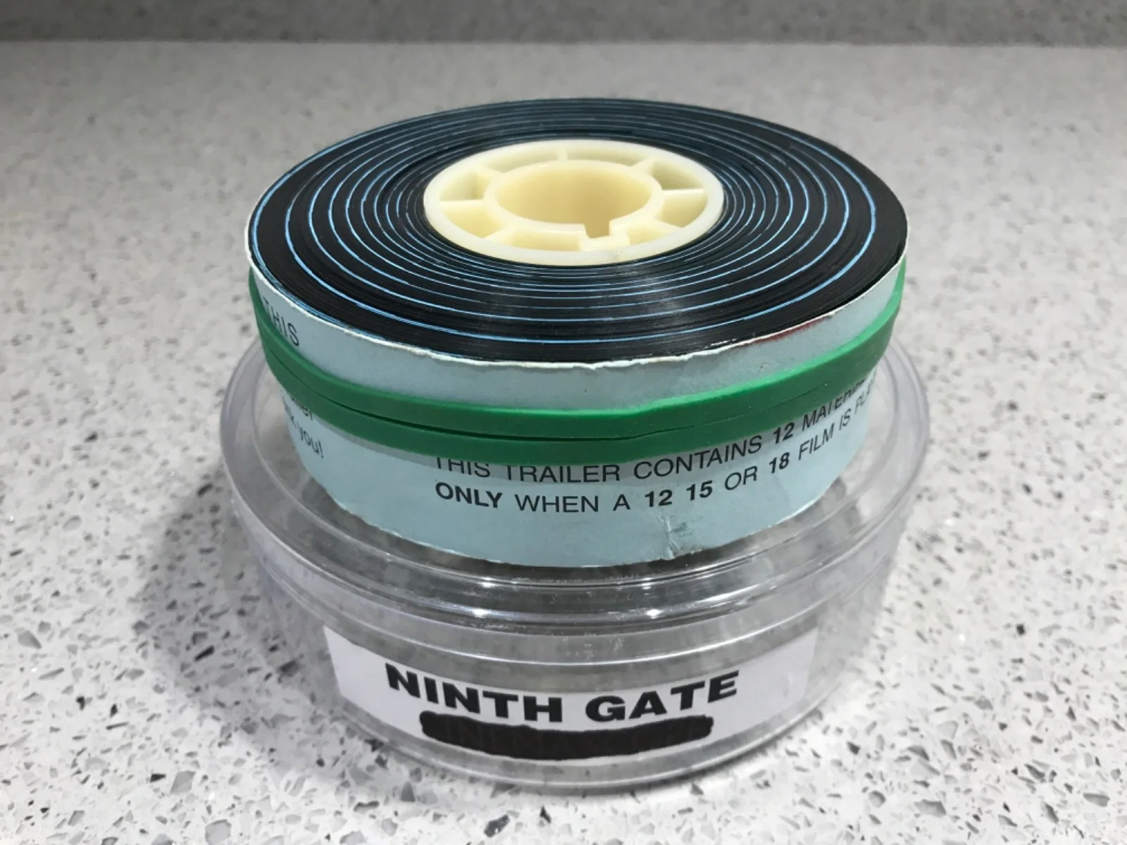 35mm Movie Trailer Film Cell Cinema Reel - THE NINTH GATE (1999) - Johnny Depp, изображение 2