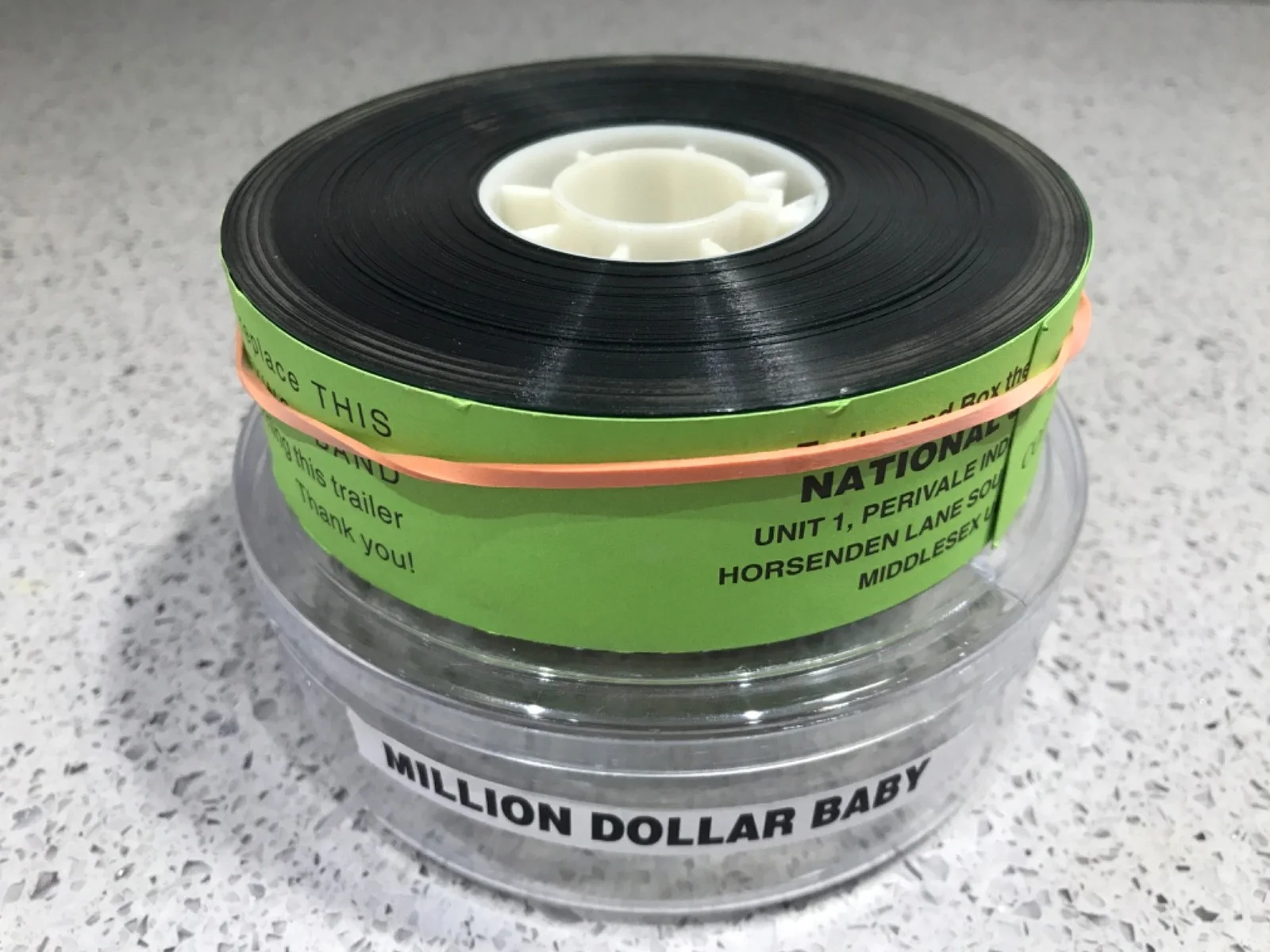 35mm Movie Trailer Film Cell Cinema Reel MILLION DOLLAR BABY (2004) Hilary Swank, изображение 2