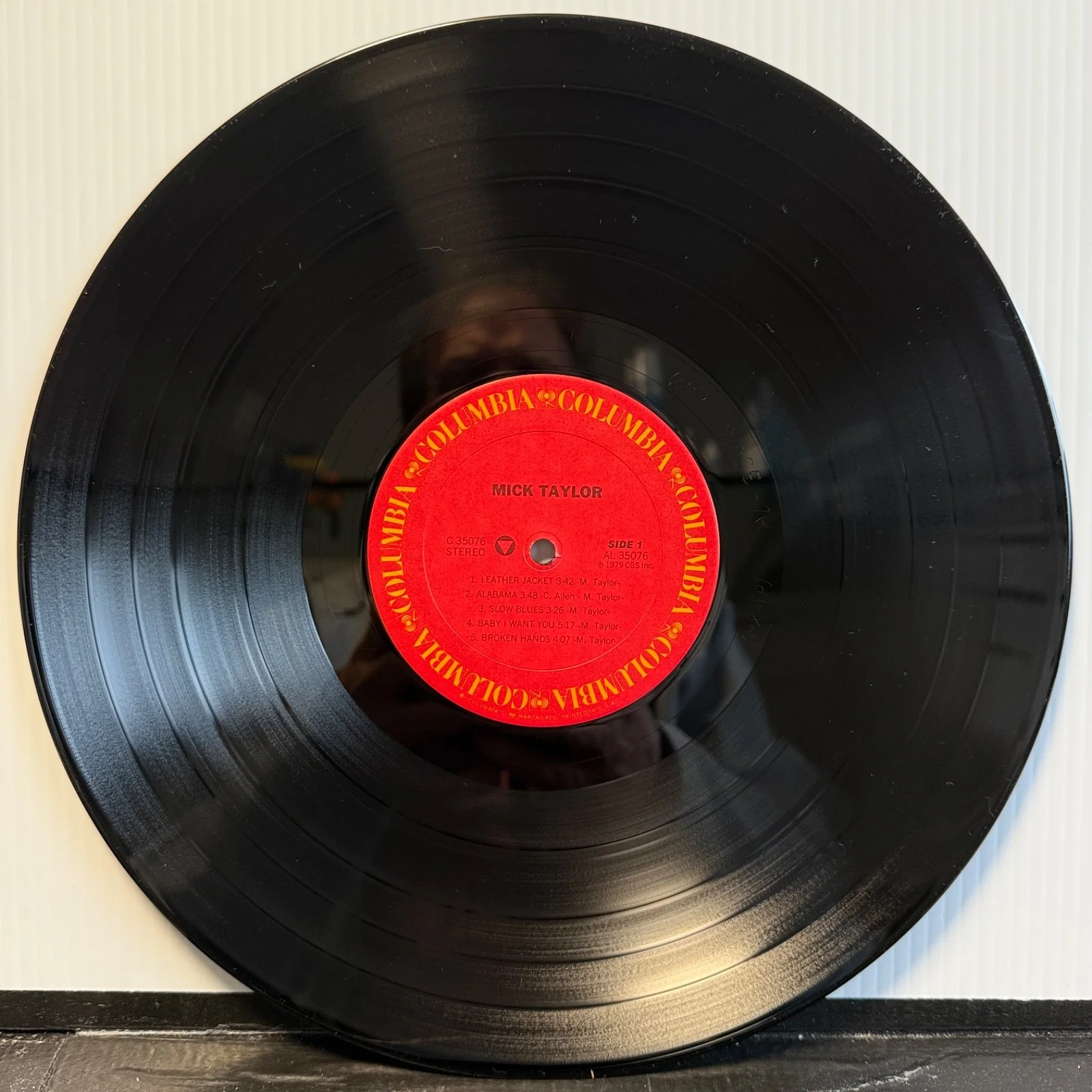 MICK TAYLOR (Rolling Stones) "Mick Taylor" AUTOGRAPHED usa VINYL album NM!, изображение 4