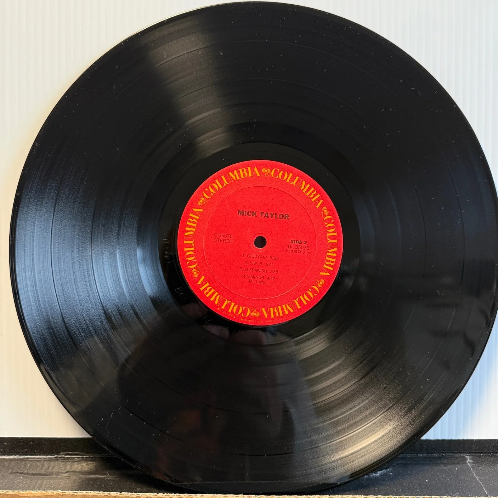 MICK TAYLOR (Rolling Stones) "Mick Taylor" AUTOGRAPHED usa VINYL album NM!, изображение 5