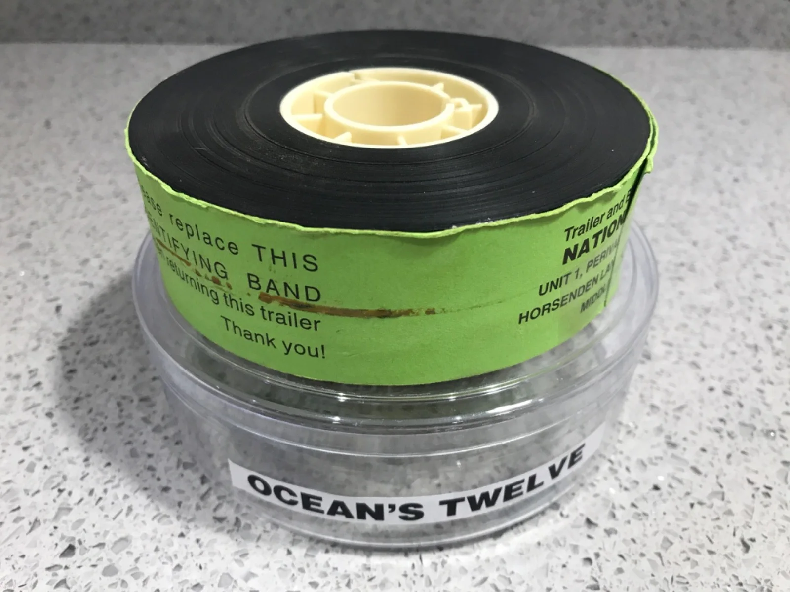 35mm Movie Trailer Film Cell Cinema Reel - OCEAN’S TWELVE v2 (2004) - Brad Pitt, изображение 2