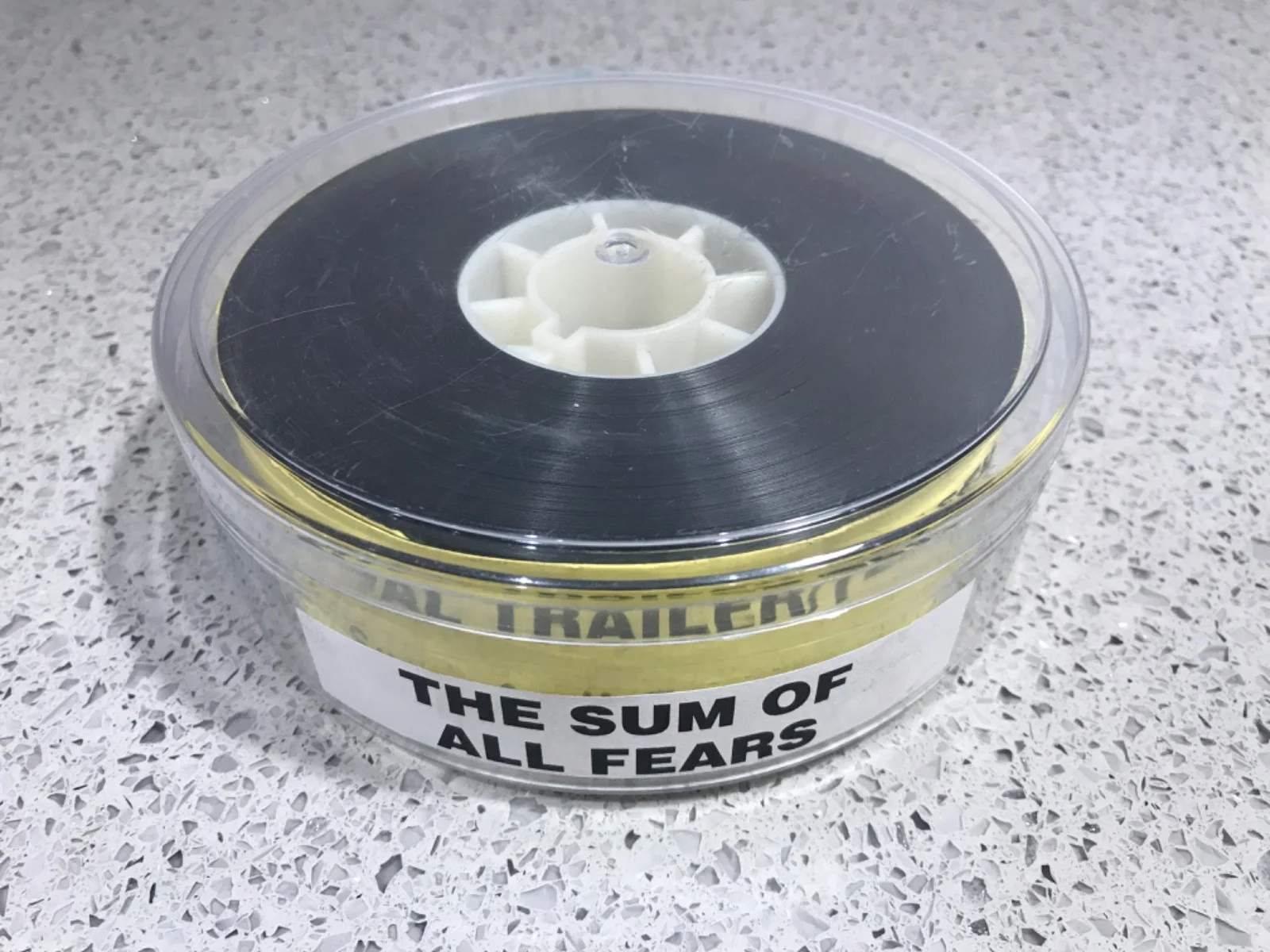 35mm Movie Trailer Film Cell Cinema Reel - THE SUM OF ALL FEARS (2002) - Flat, изображение 3