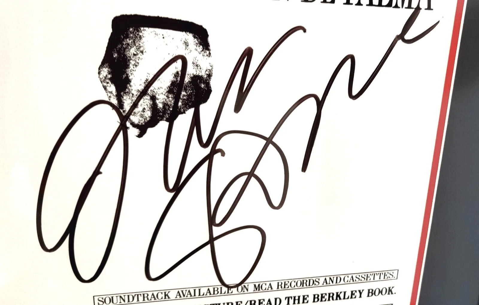 Al Pacino, Michelle Pfeiffer, Oliver Stone — Al Pacino, Michele Pfeiffer & Oliver Stone Signed Framed 32x46 Scarface Poster, image 4