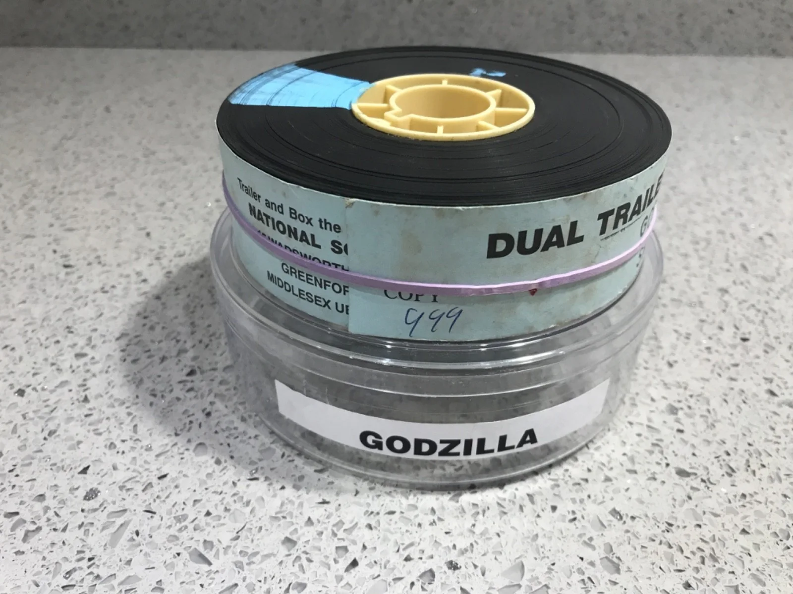 35mm Movie Trailer Film Cell Cinema Reel - GODZILLA v2 (1998) Matthew Broderick, изображение 3